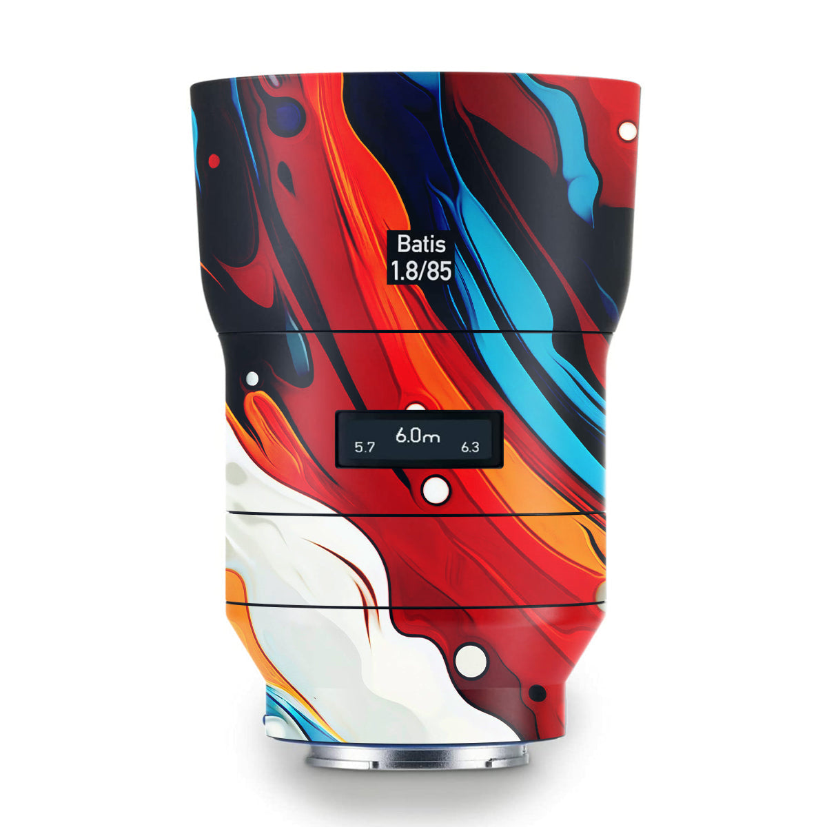 Fire & Ice Flow Zeiss Batis 85mm F/1.8 Camera Lens Skin