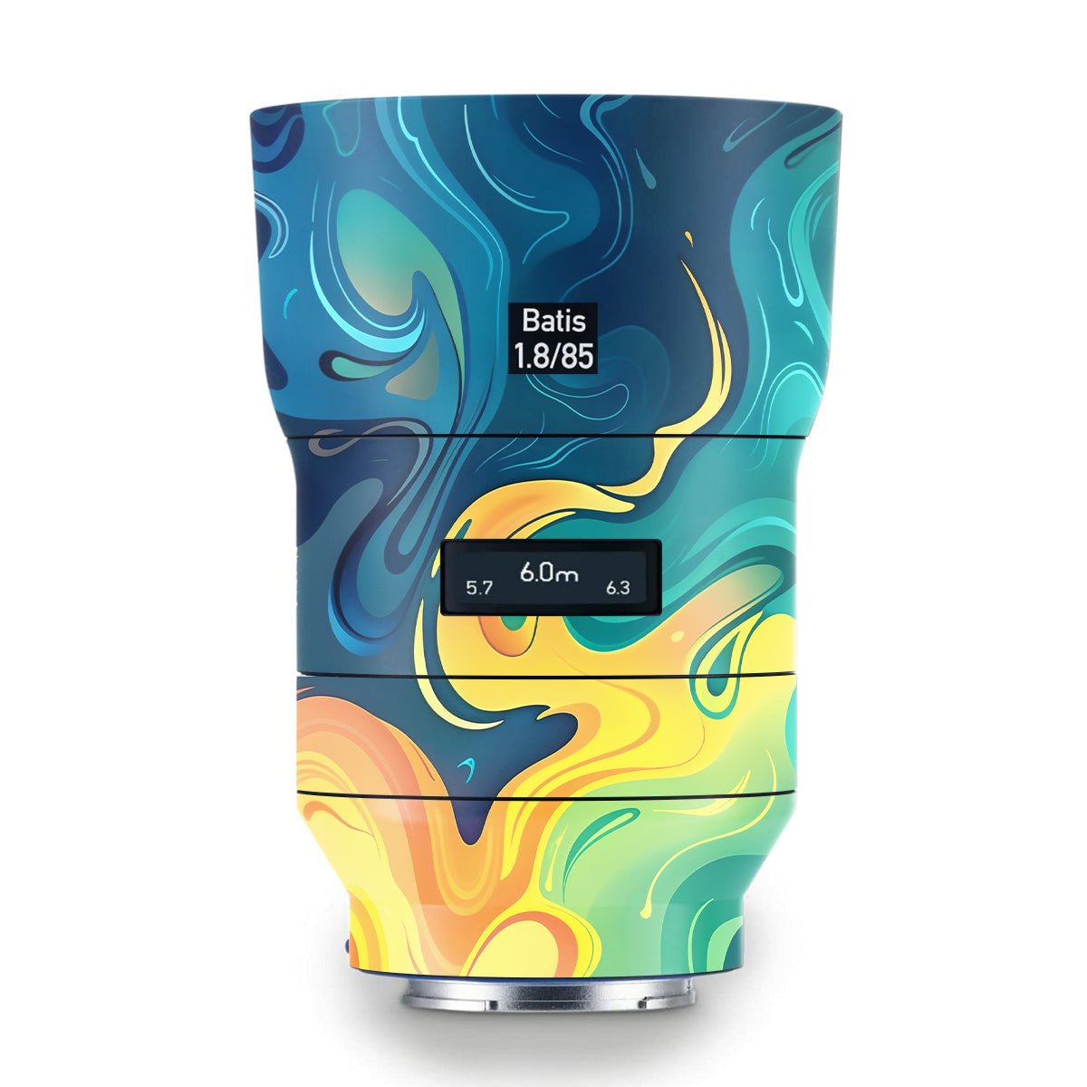 Rainbow Liquid Fusion Zeiss Batis 85mm F/1.8 Camera Lens Skin