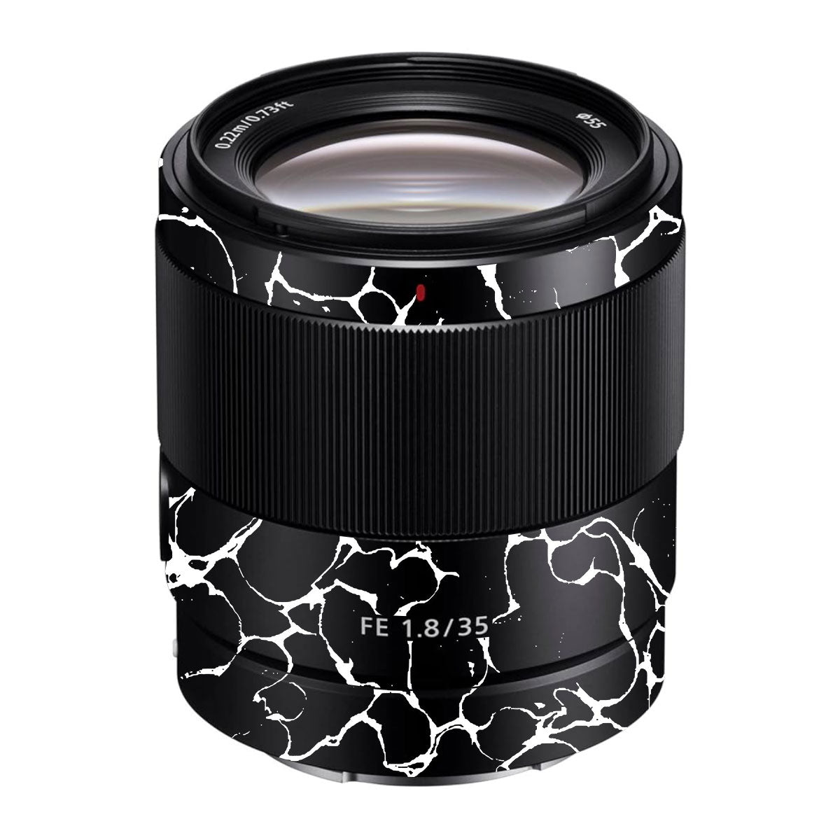 White Web Sony FE 35mm F/1.8 Camera Lens Skin