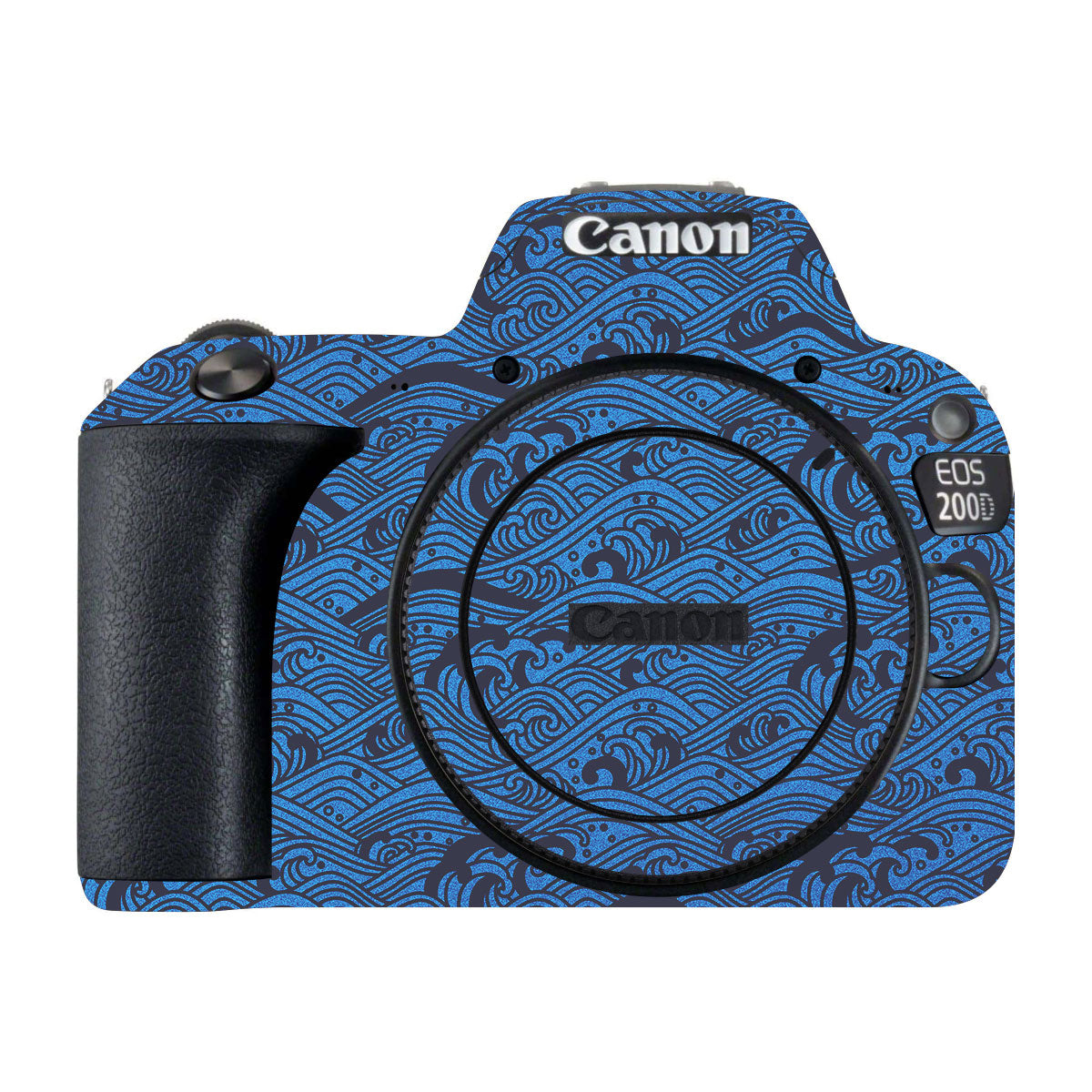 Textured Matte Charcoal Canon EOS 200D Camera Skin