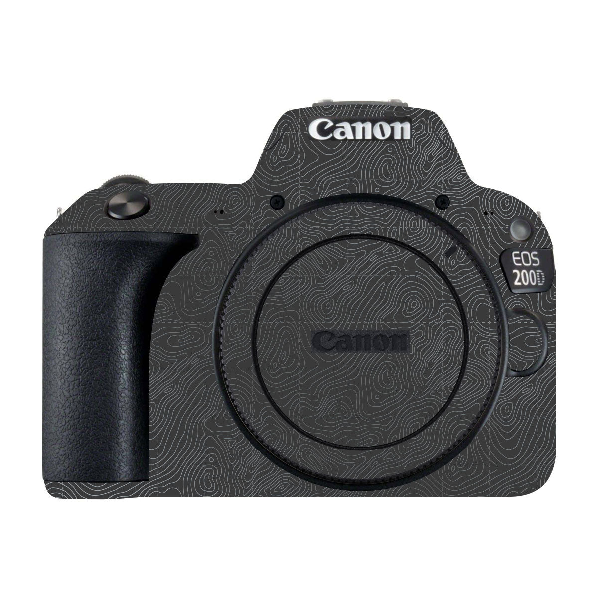 Textured Graphite Tread Canon EOS 200D Camera Skin