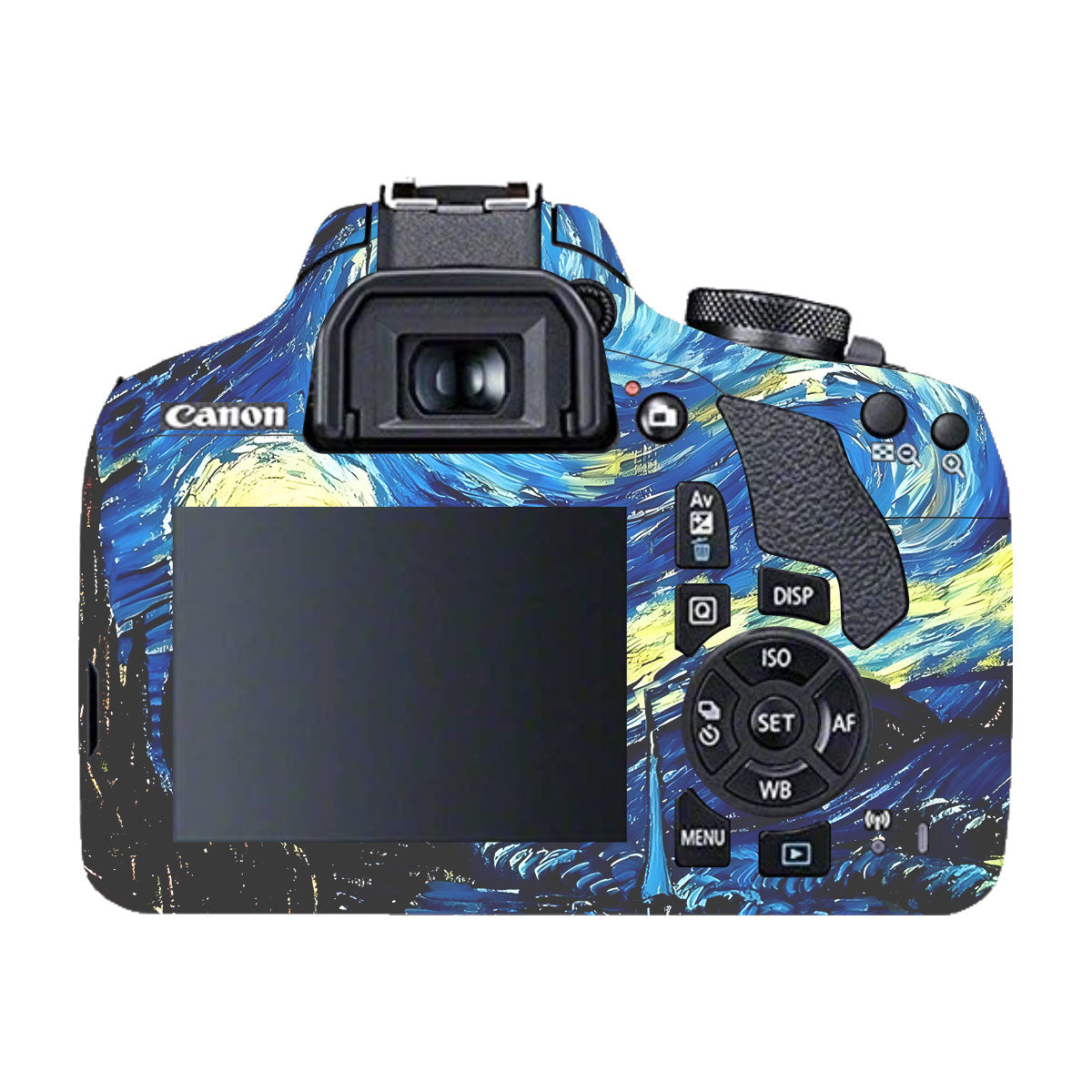 Starry Night Art Canon EOS 200D Camera Skins