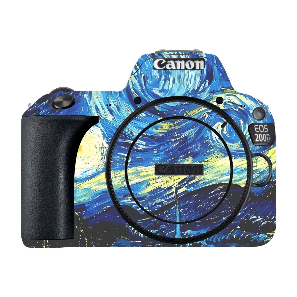Starry Night Art Canon EOS 200D Camera Skins