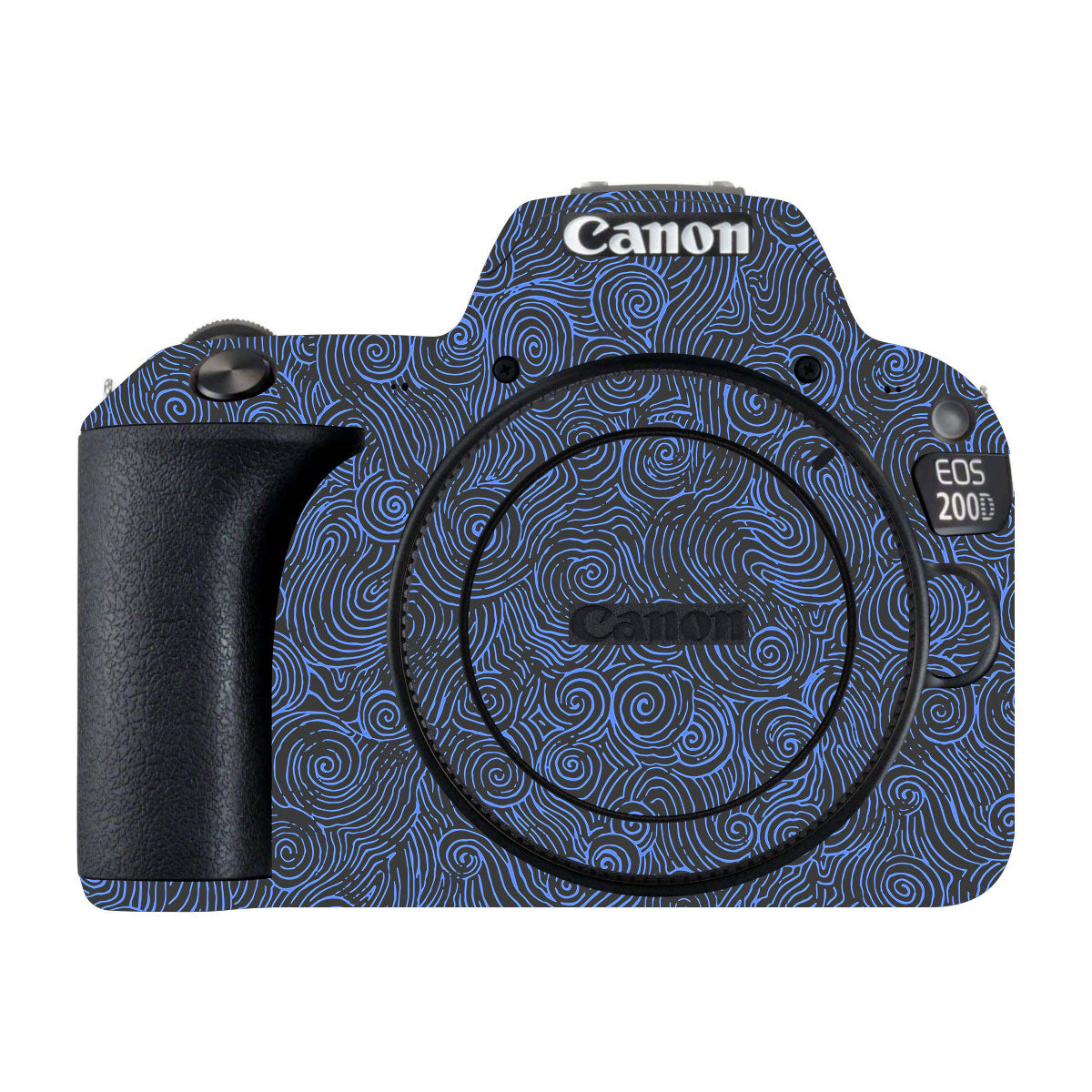 Blue Spirals Canon EOS 200D Camera Skins