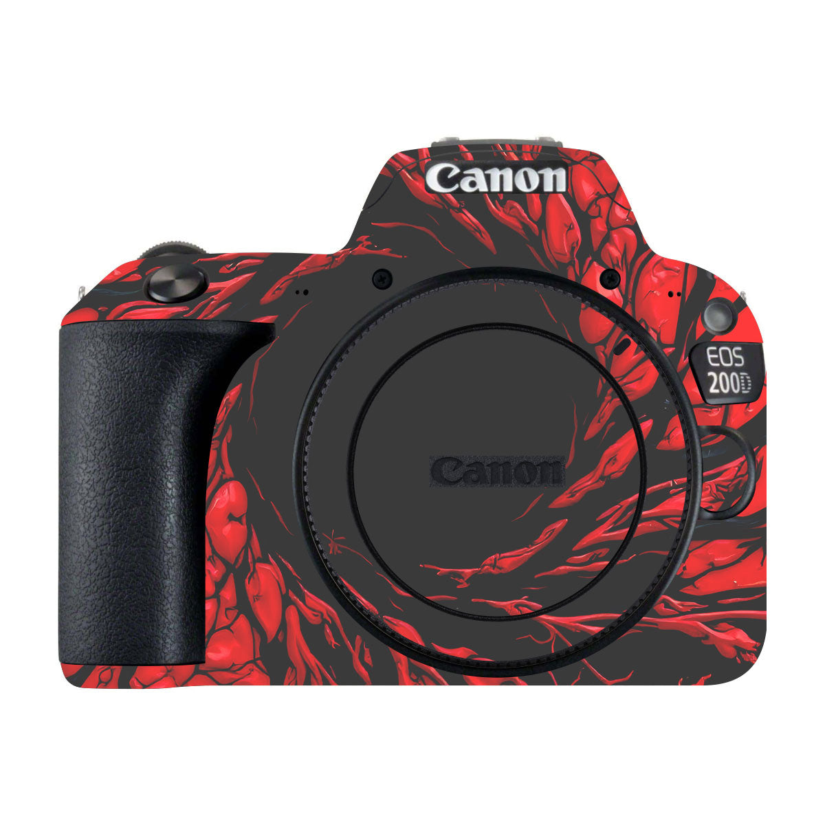 Venom Red Canon EOS 200D Camera Skins