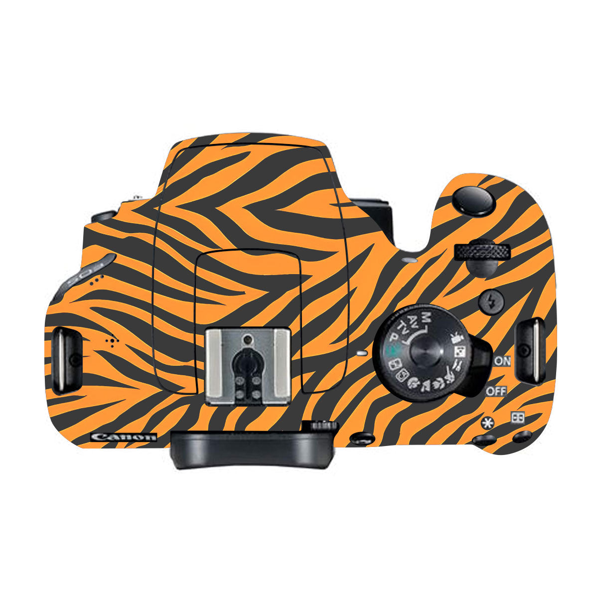 Zebra Gold Pattern Canon EOS 200D Camera Skins