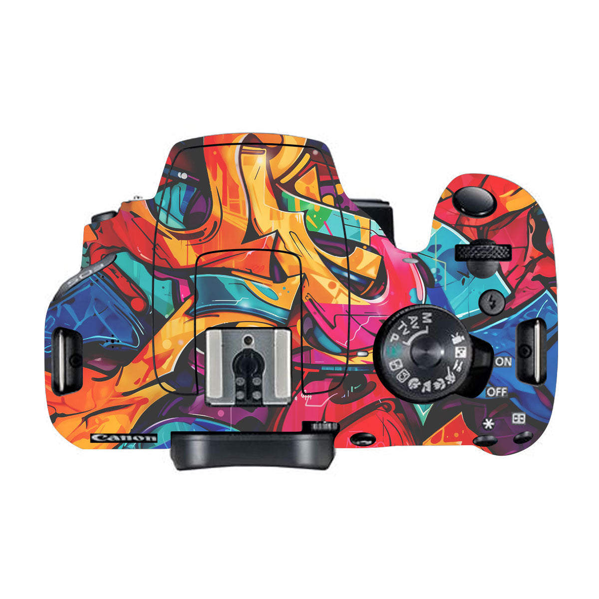 Urban Graffiti Explosion Canon EOS 200D Camera Skin