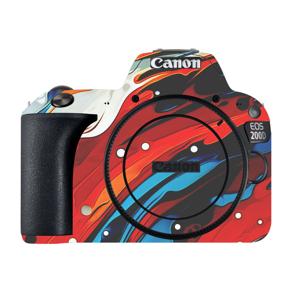 Fire & Ice Flow Canon EOS 200D Camera Skin
