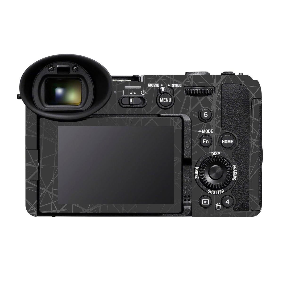 Textured Matte Graphite Sony FX2 Camera Skin