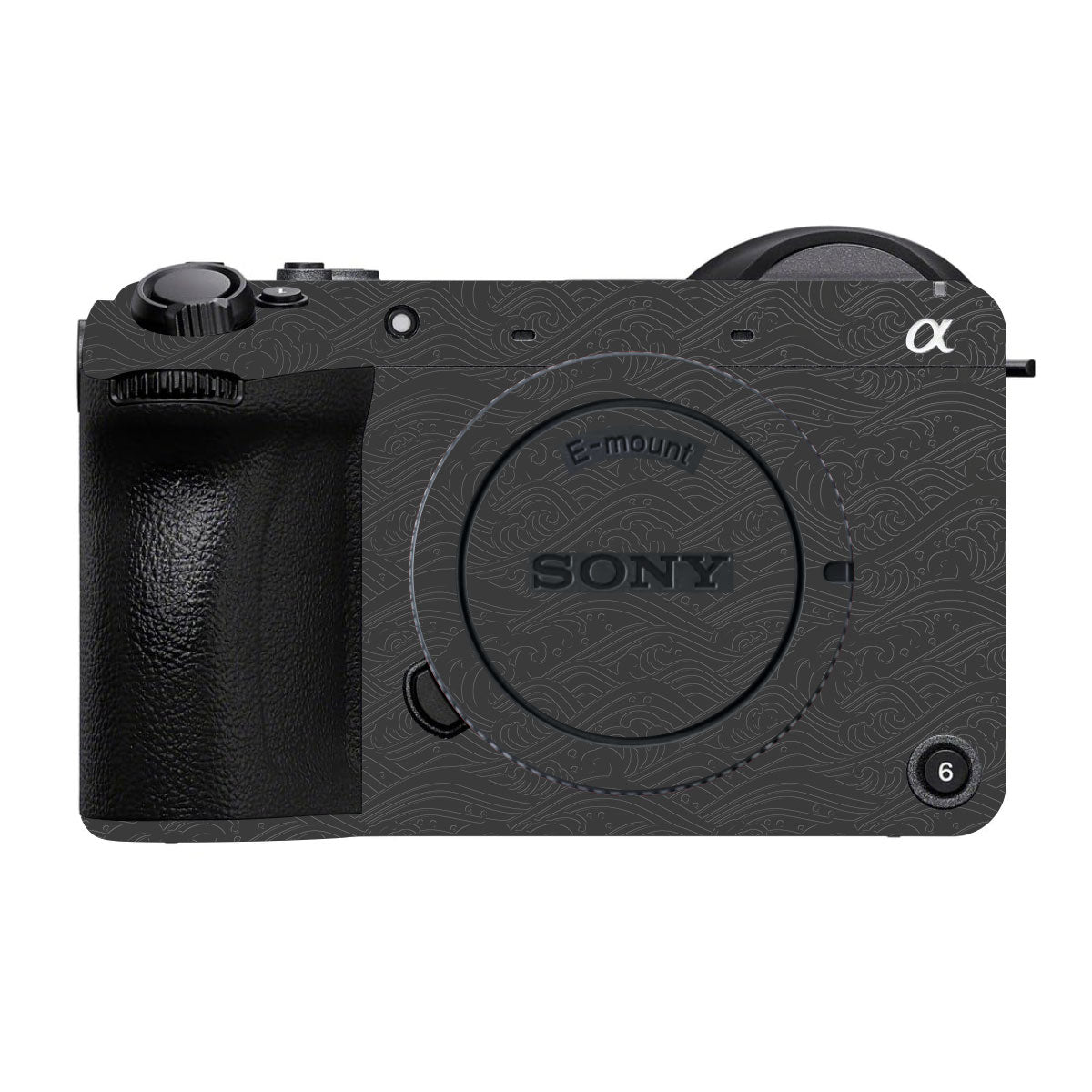 Textured Crimson Wave Sony FX2 Camera Skin