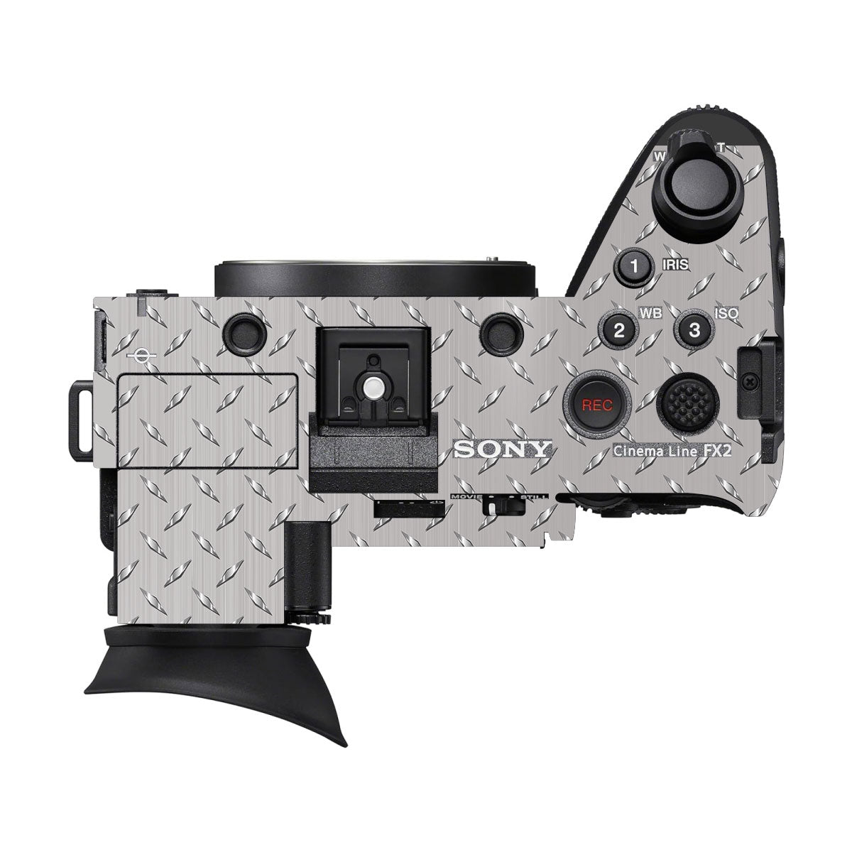 Textured Rust Forge Sony FX2 Camera Skin
