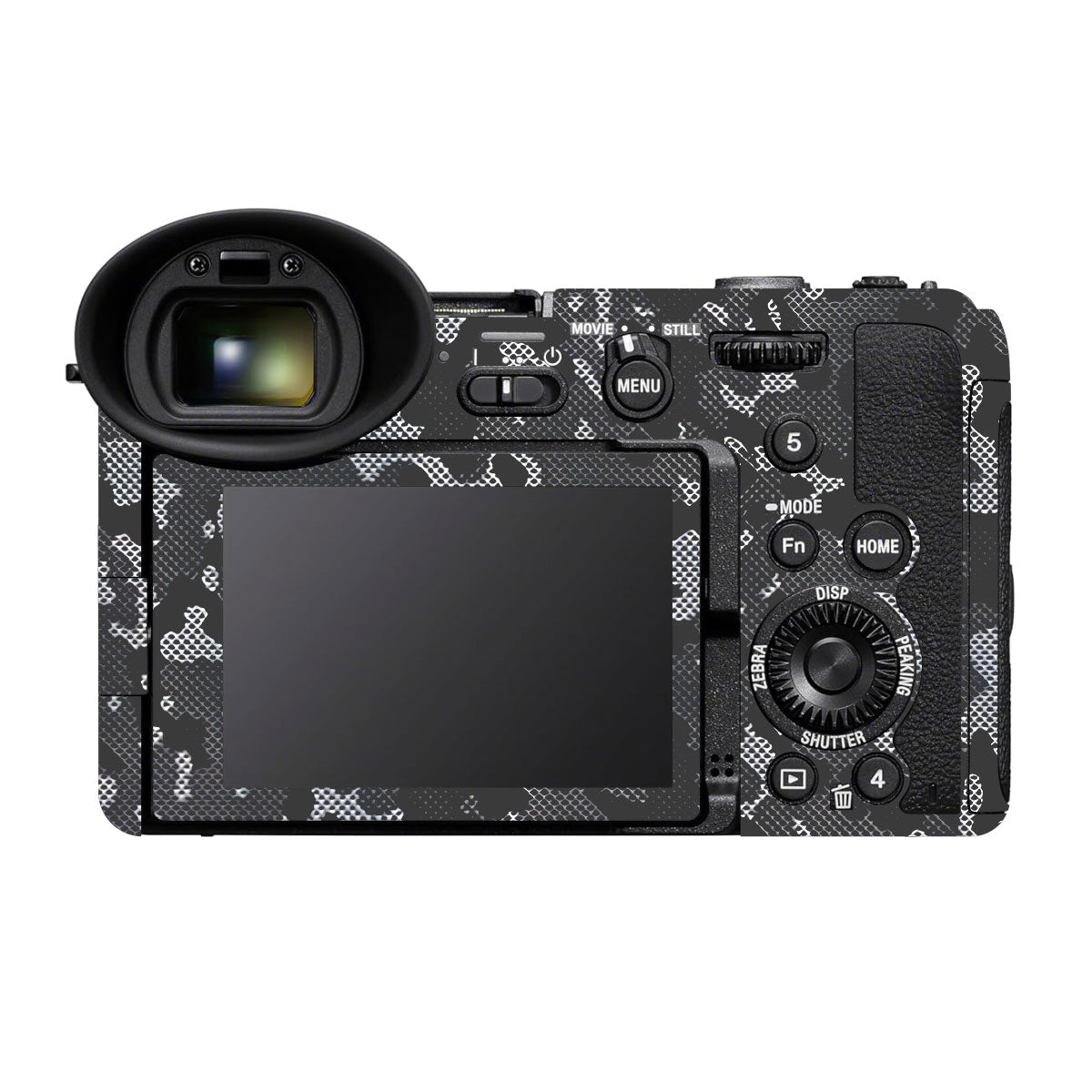 Stealth Grey Camo Sony FX2 Camera Skins