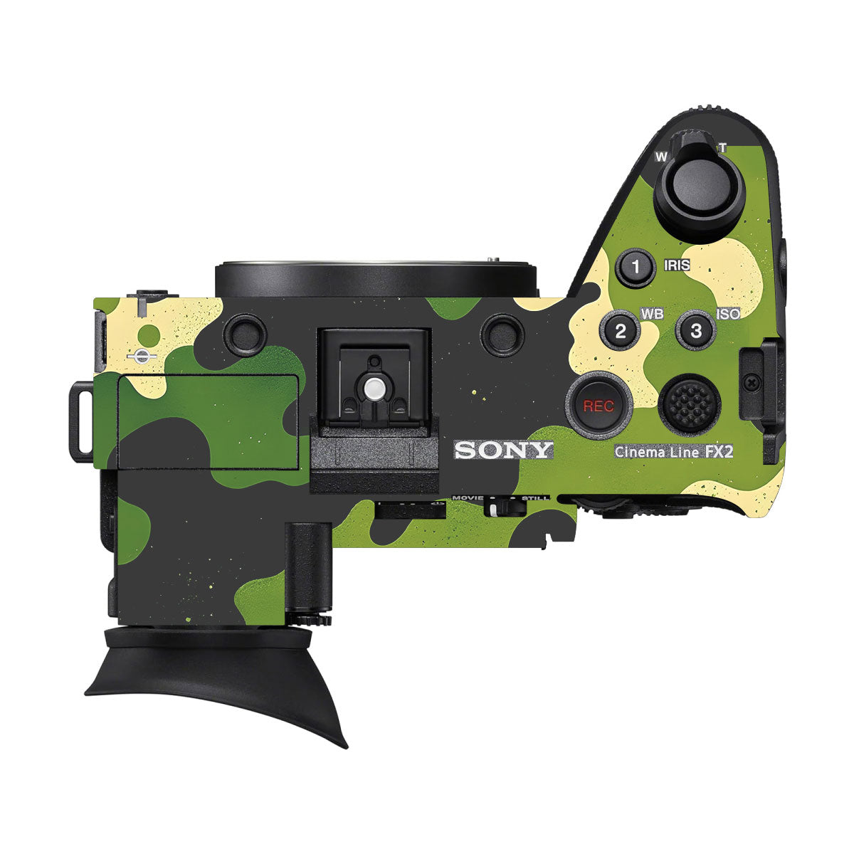 Camouflage Pattern Sony FX2 Camera Skins