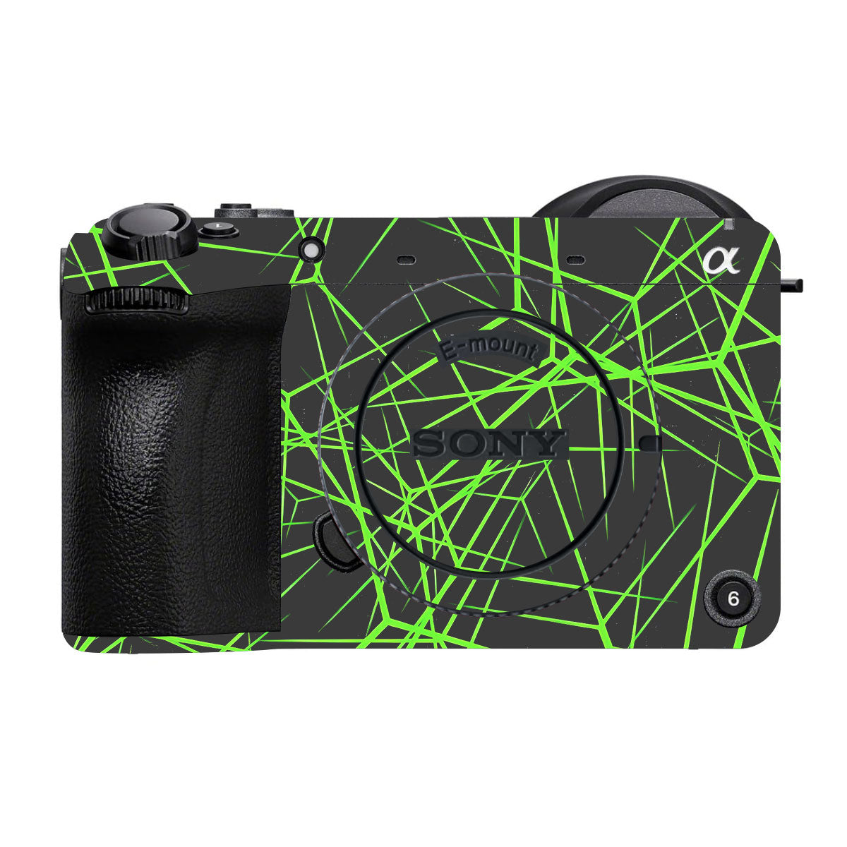 Neon Grid Sony FX2 Camera Skins