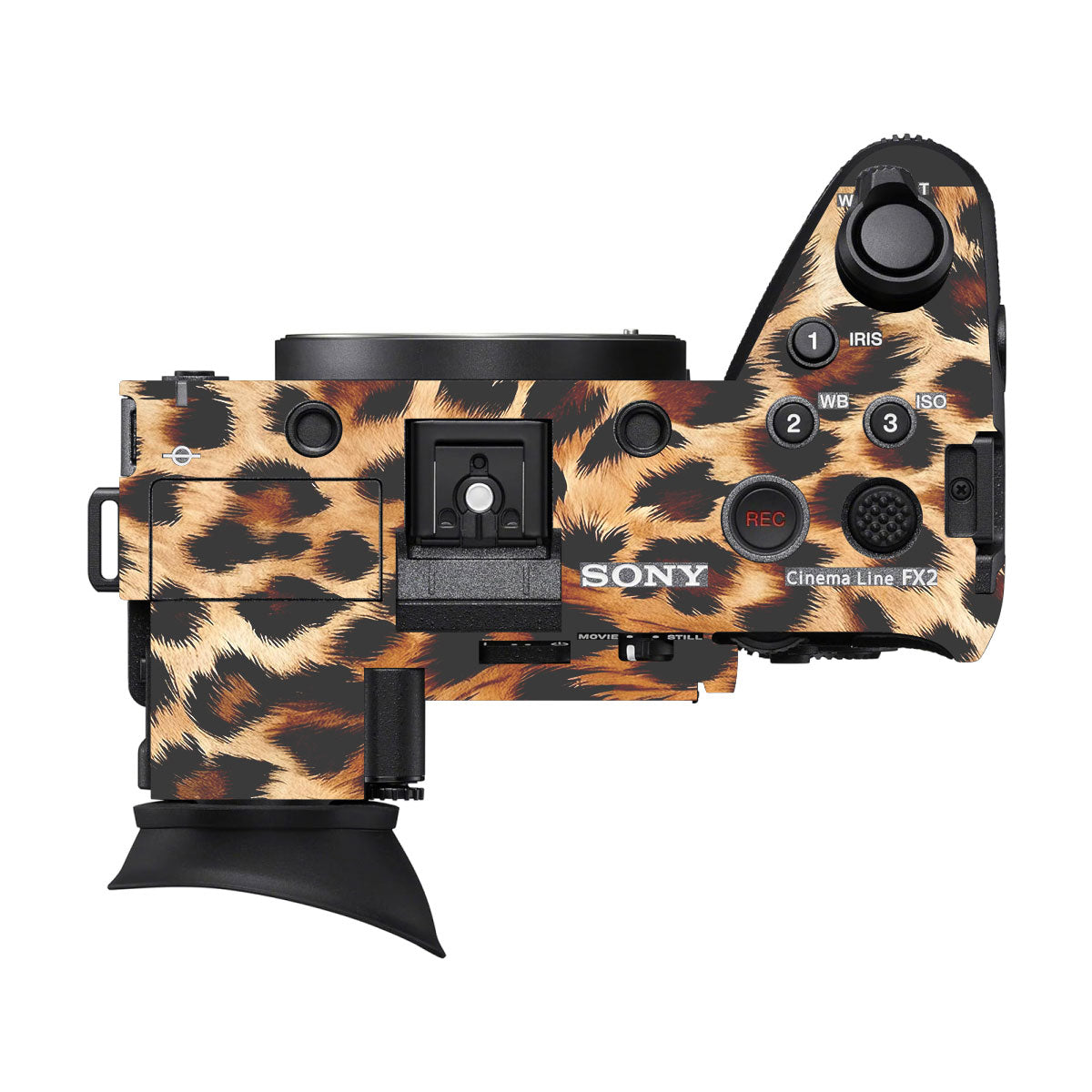 Classic Leopard Spots Sony FX2 Camera Skins