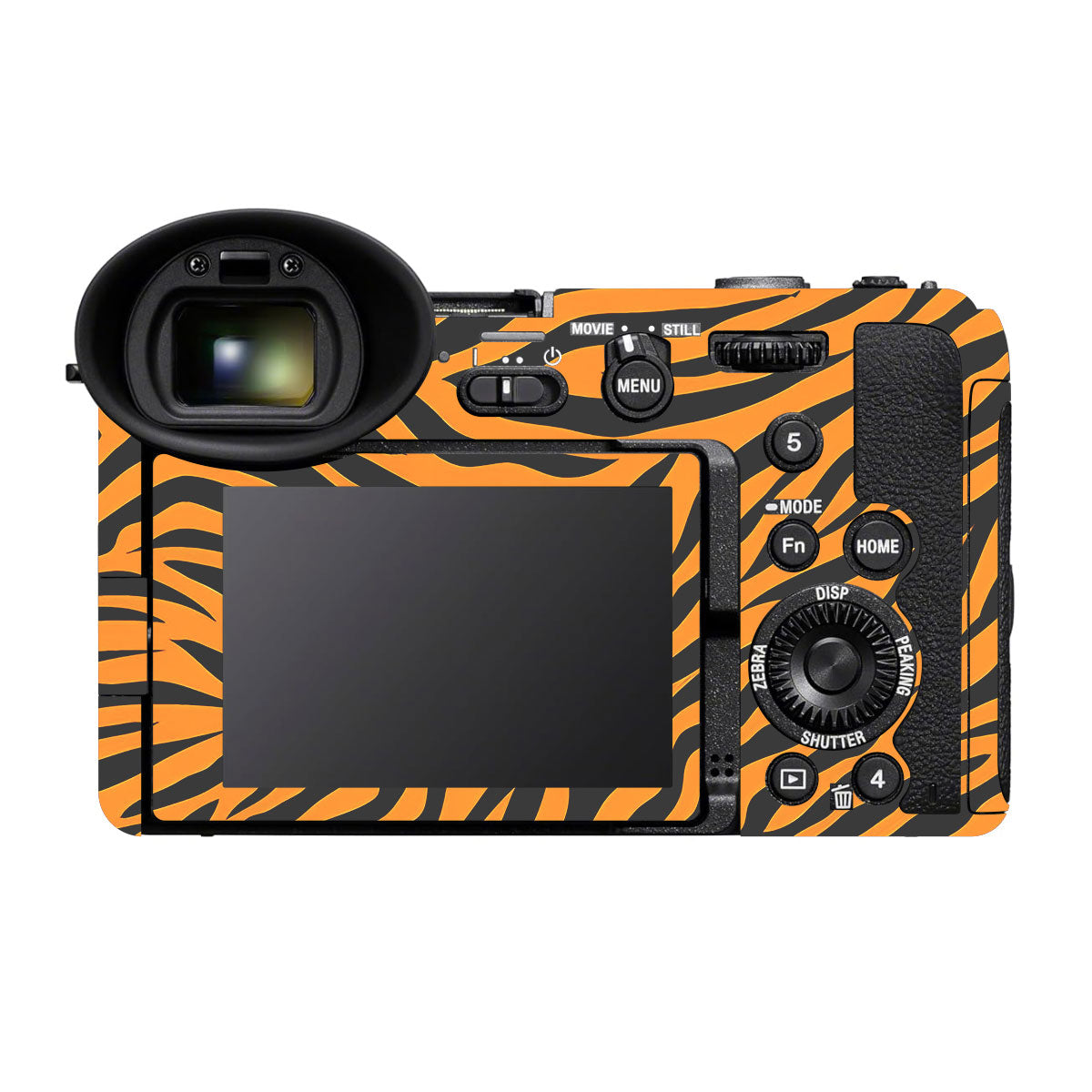 Zebra Gold Pattern Sony FX2 Camera Skins