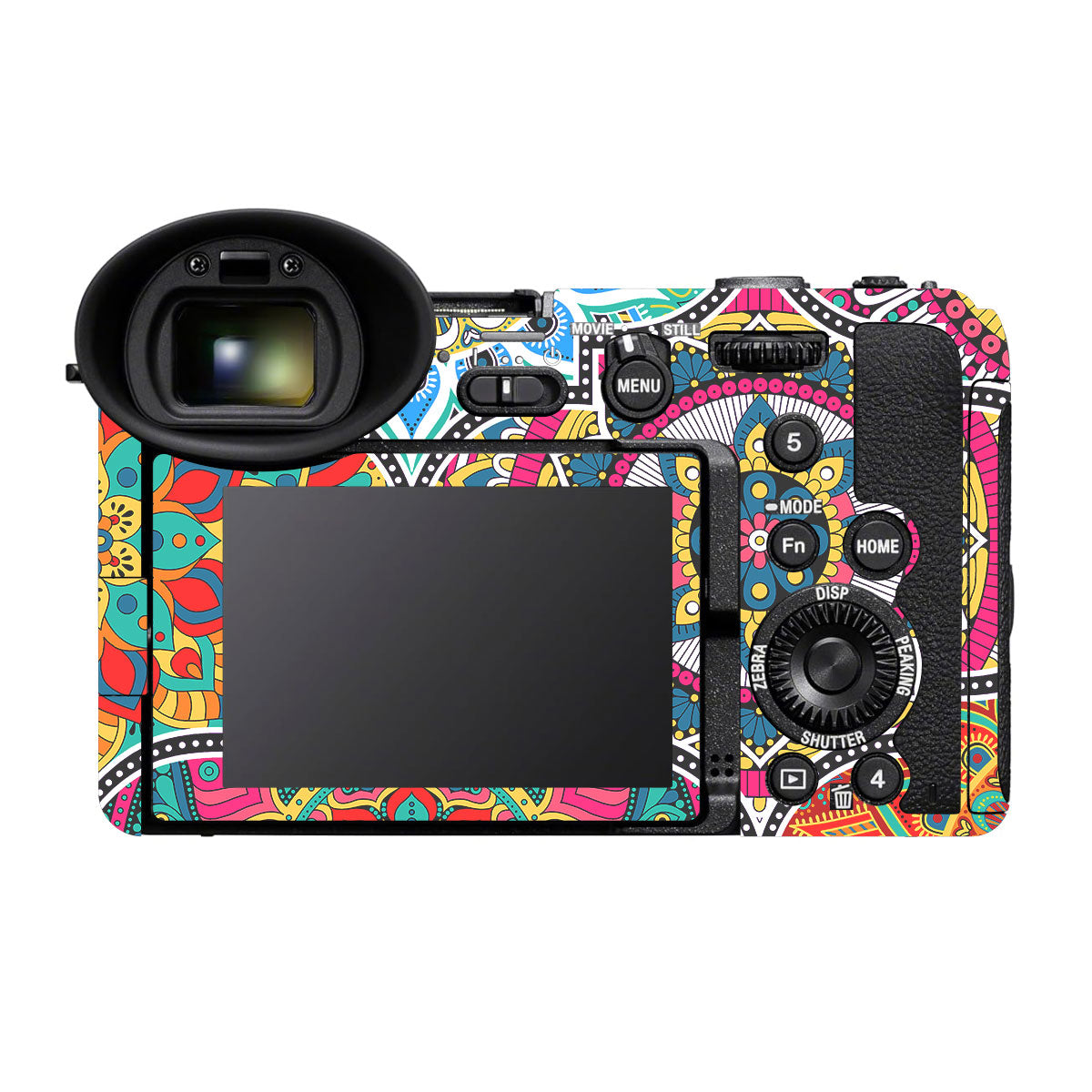 Boho Mandala Tile Pattern Sony FX2 Camera Skin