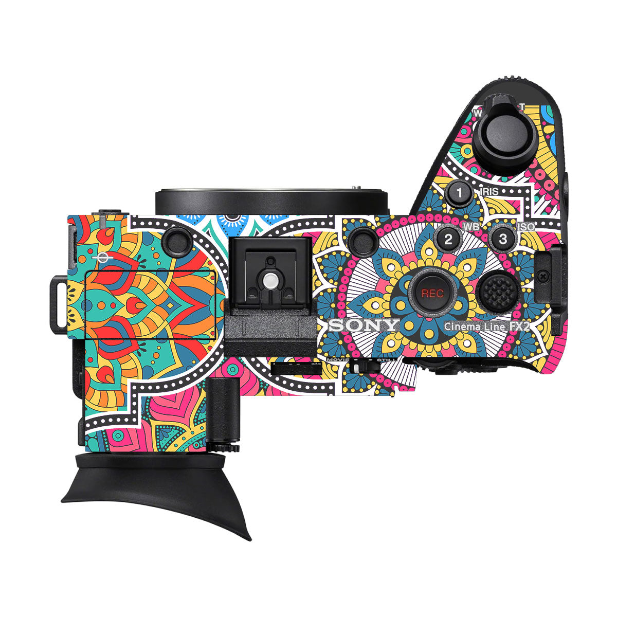 Boho Mandala Tile Pattern Sony FX2 Camera Skin
