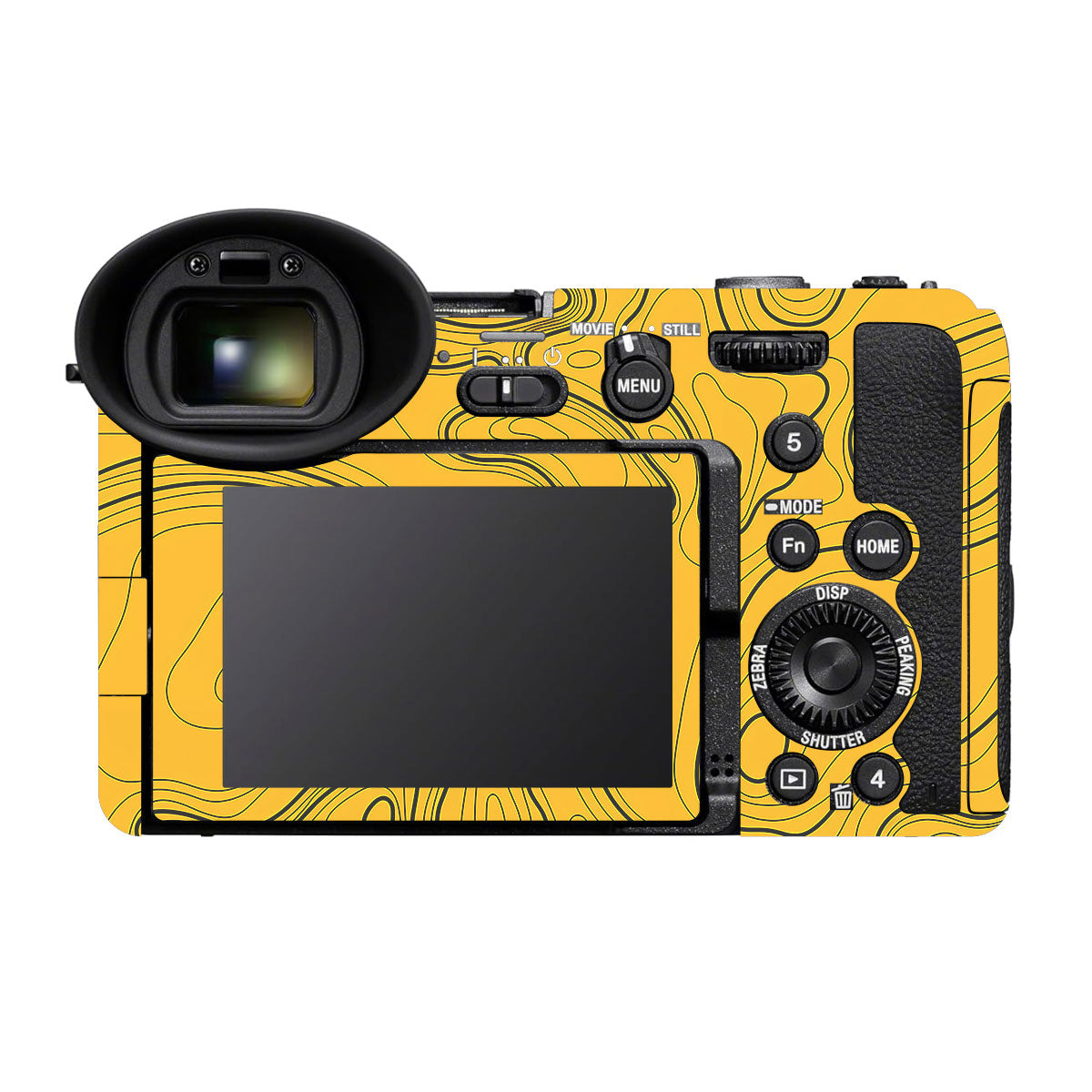 Topographic Map Pattern Sony FX2 Camera Skin