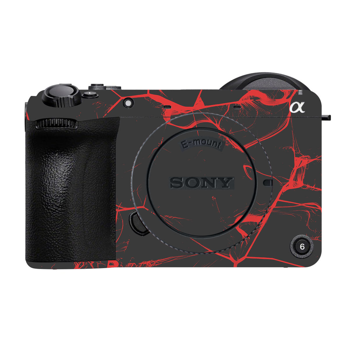 Red Neural Grid Sony FX2 Camera Skin