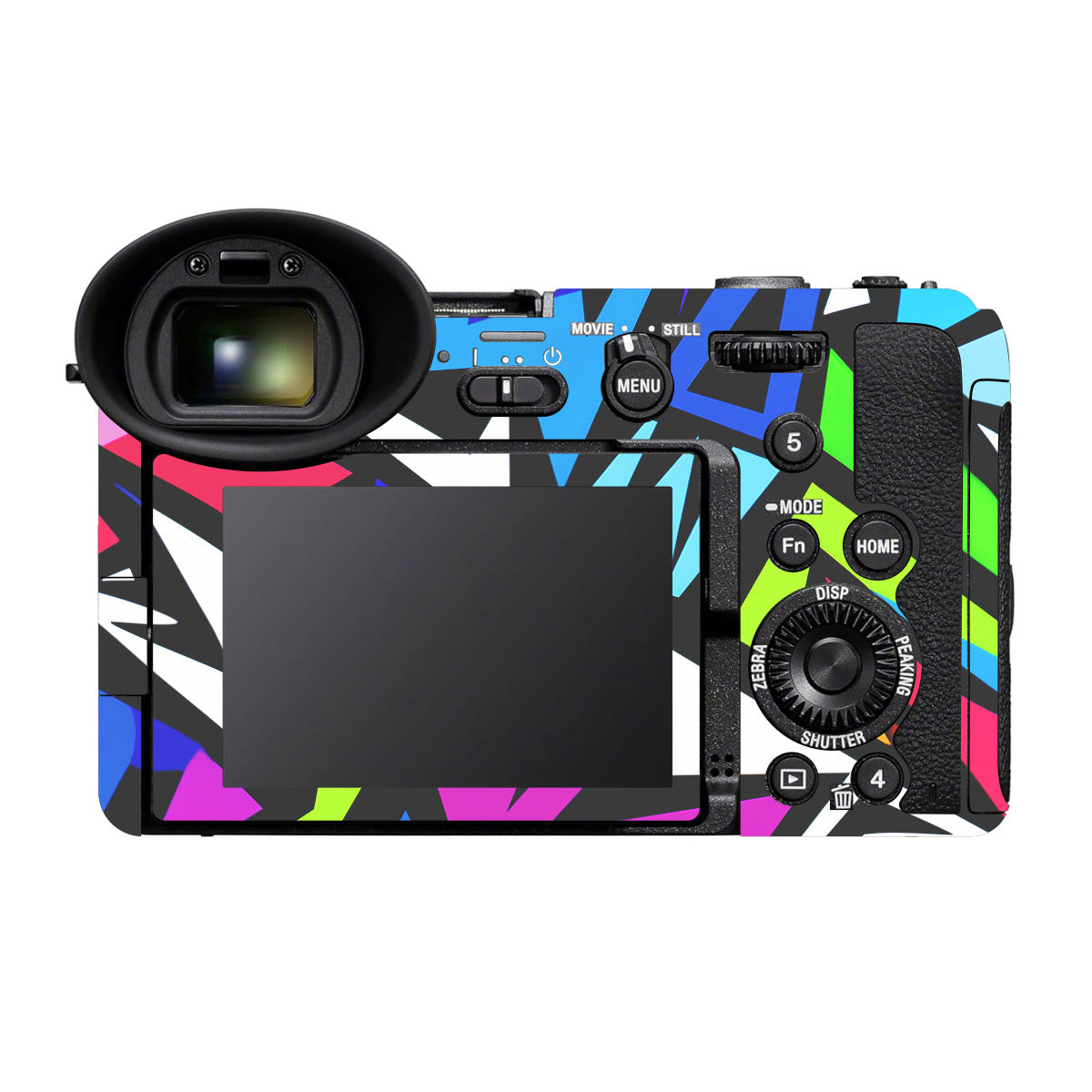 Bold Geometric Pop Sony FX2 Camera Skin