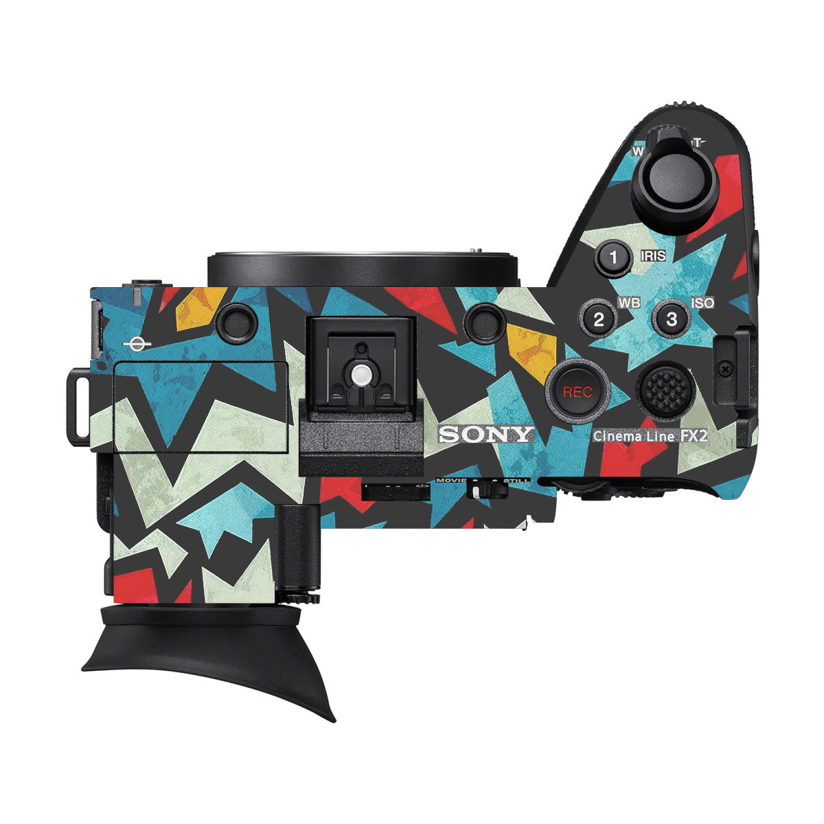 Pop Art Lightning Sony FX2 Camera Skin