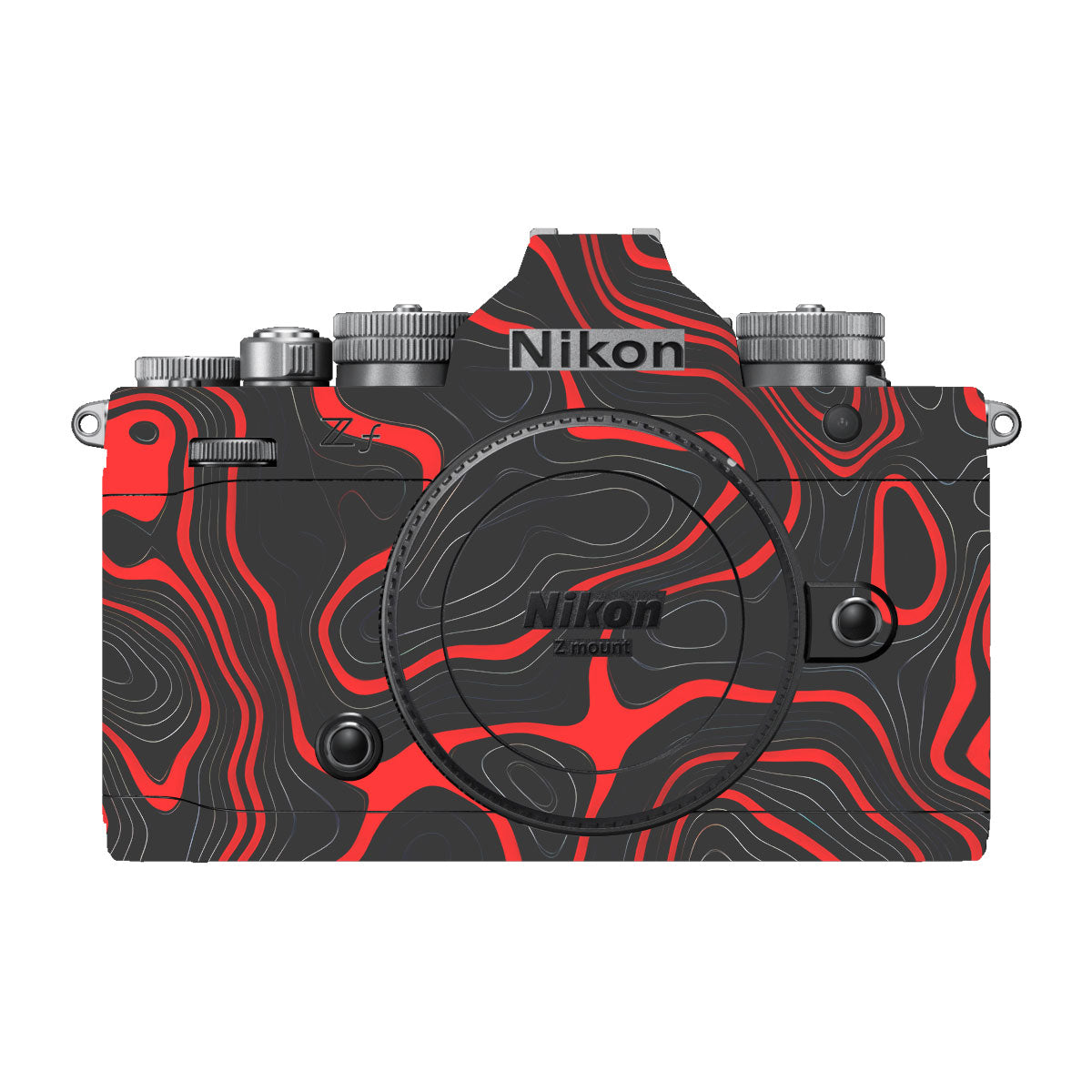 Crimson Waves Nikon ZF Camera Skins