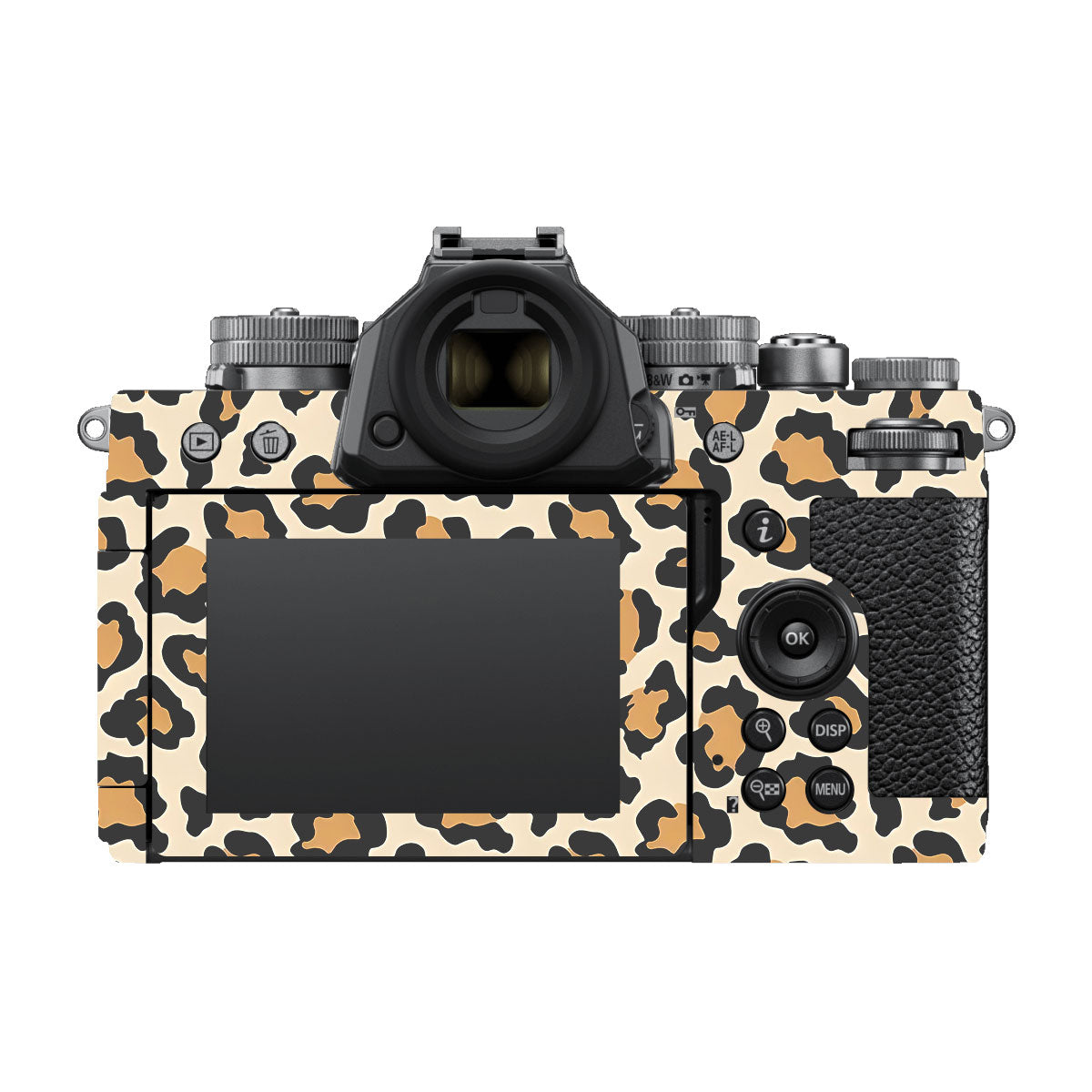 Sandy Leopard Spots Nikon ZF Camera Skins