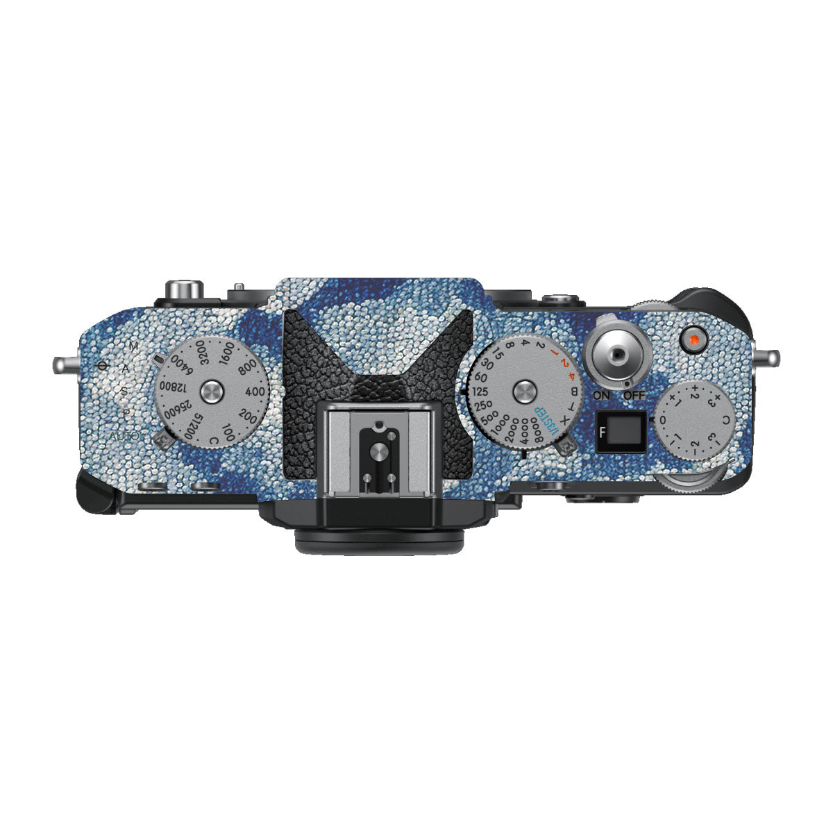 Blue Watercolor Fabric Nikon ZF Camera Skin