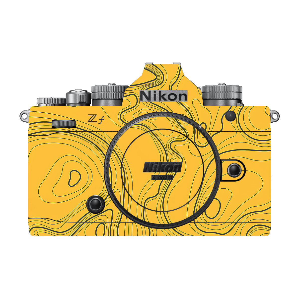 Topographic Map Pattern Nikon ZF Camera Skin