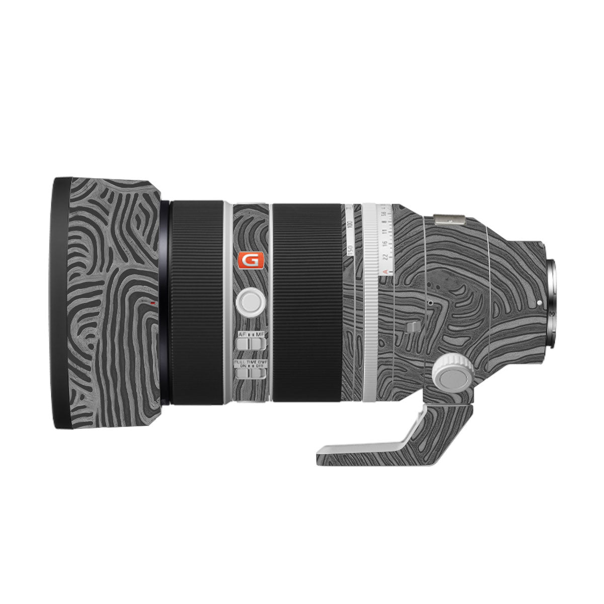 Monochrome Line Maze Sony FE 50Ð150mm F/2 GM Camera Lens Skin