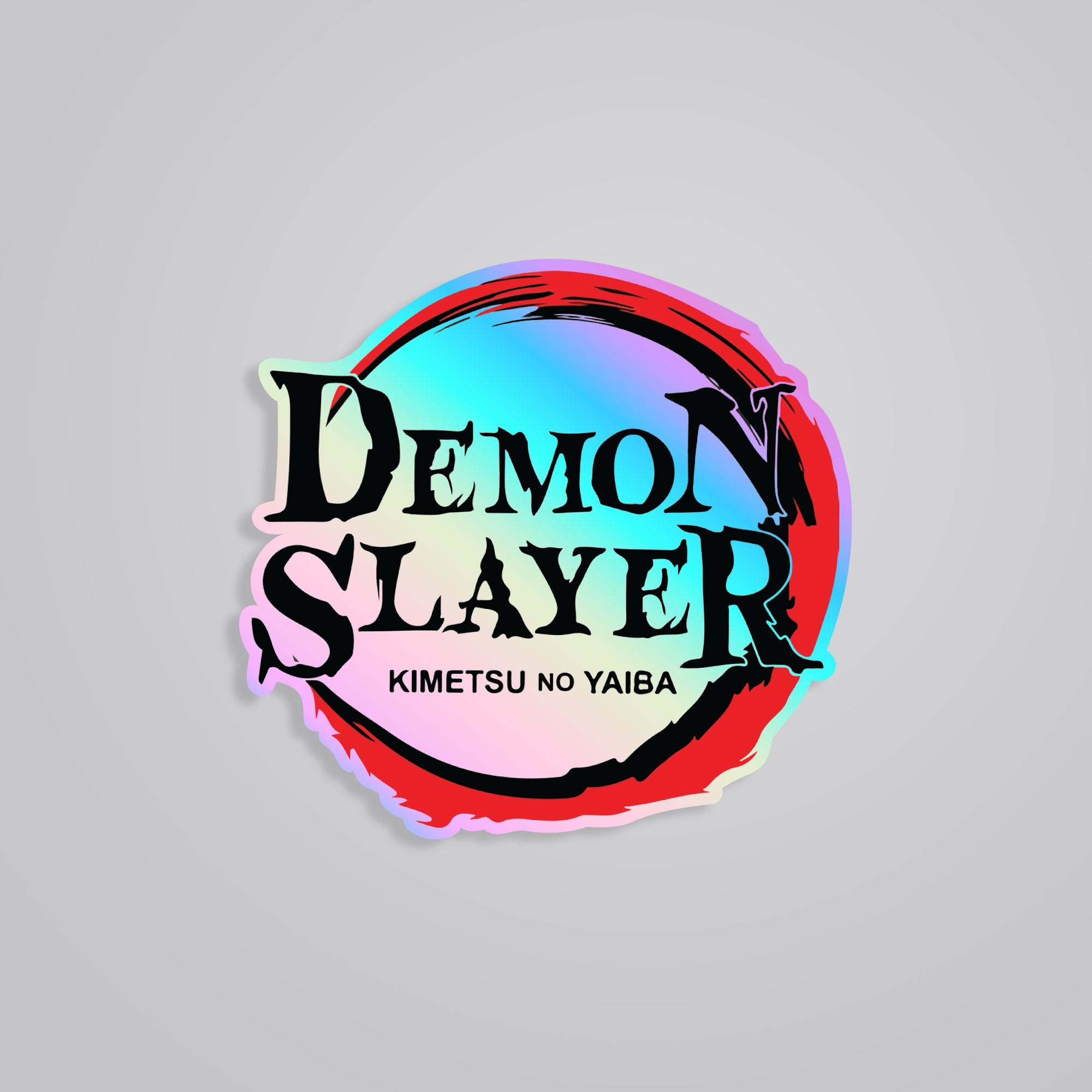Fomo Store Holographic Stickers Anime Demon Slayer Kimetsu No Yaiba