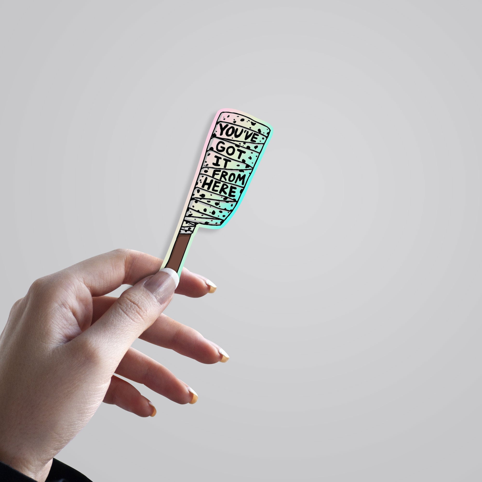 You've Got it From Here Nanami Holographic Stickers