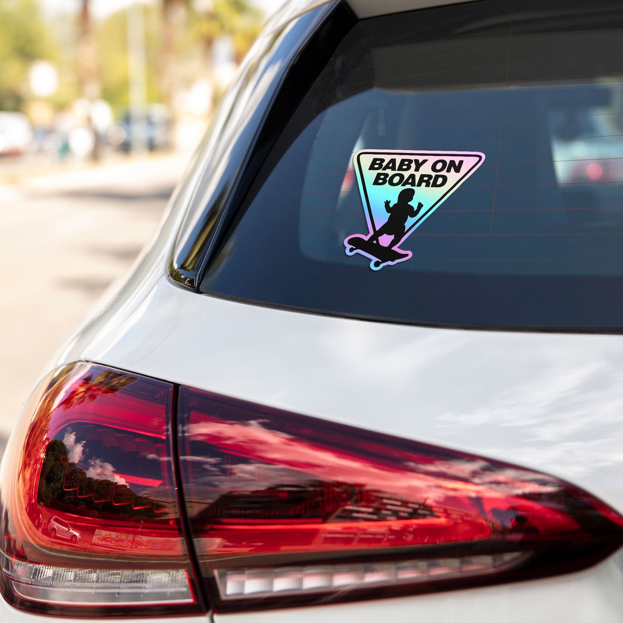 Baby On Board Its Me, I'm the Baby Holographic Stickers