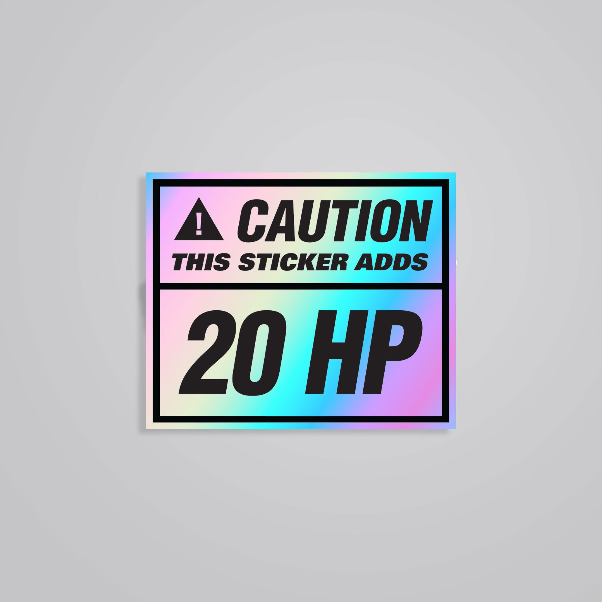 Fomo Store Holographic Stickers Cars & Bikes This Sticker Adds 20 HP