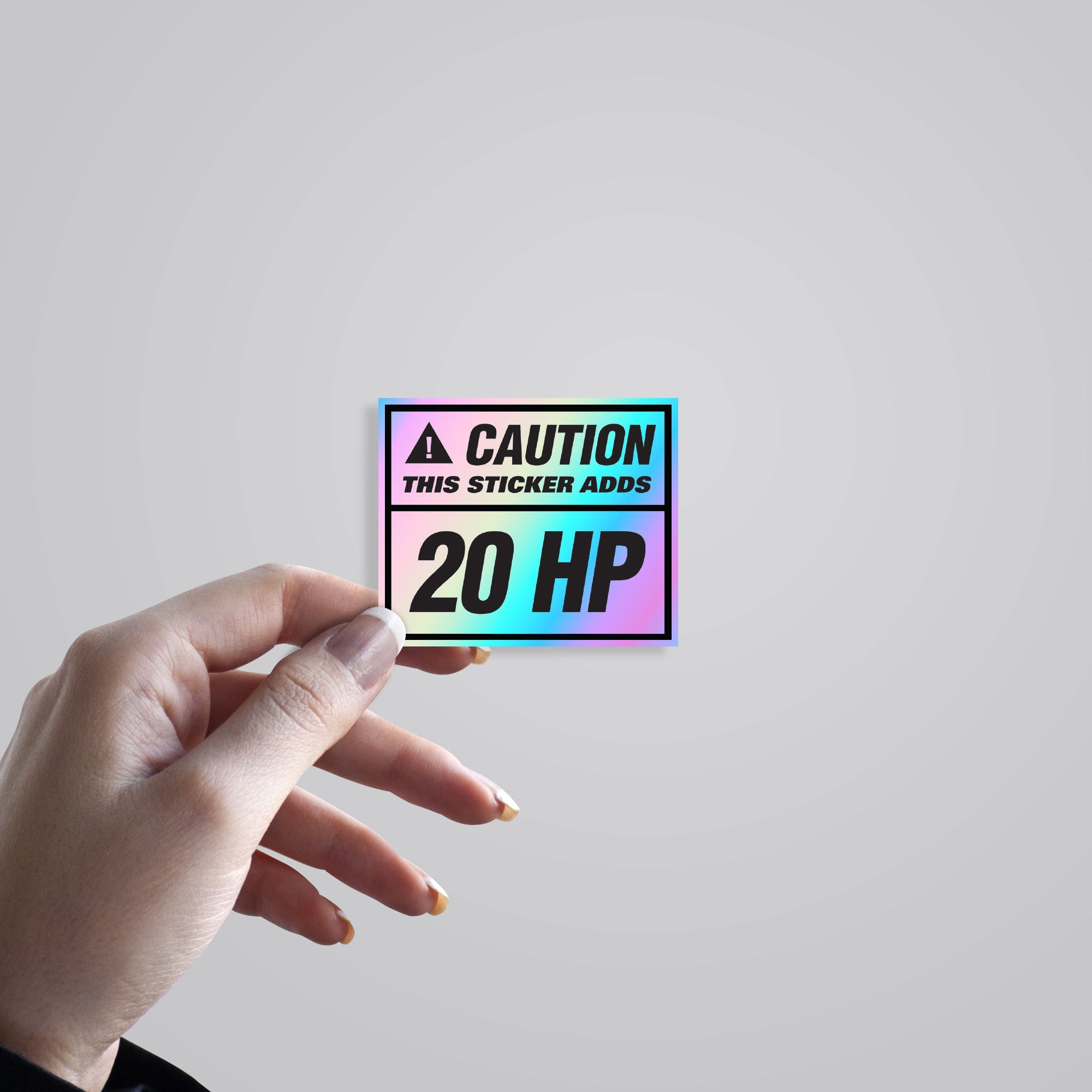 This Sticker Adds 20 HP Holographic Stickers