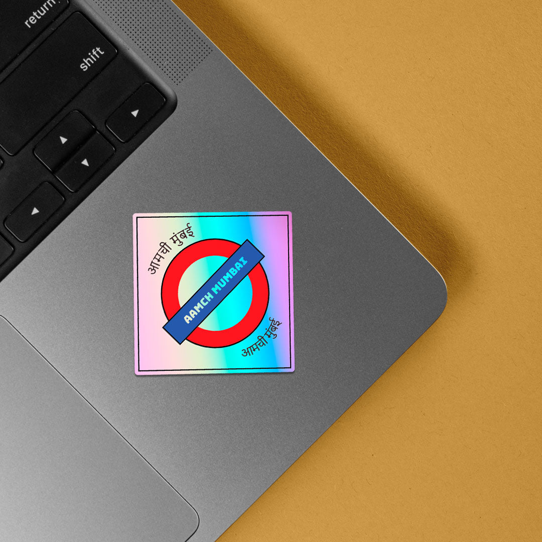 Aamchi Mumbai Holographic Stickers