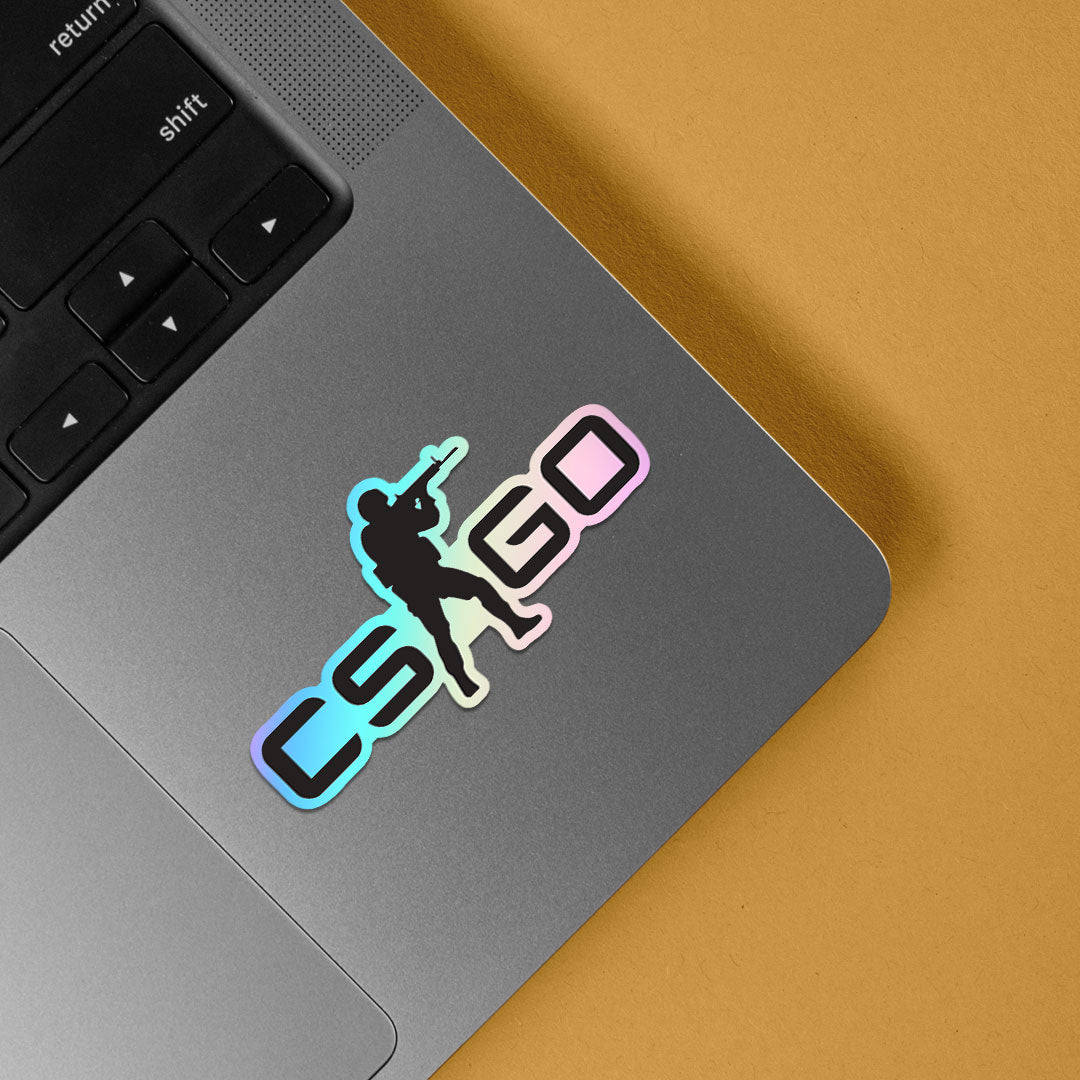 CSGO in Black Holographic Stickers