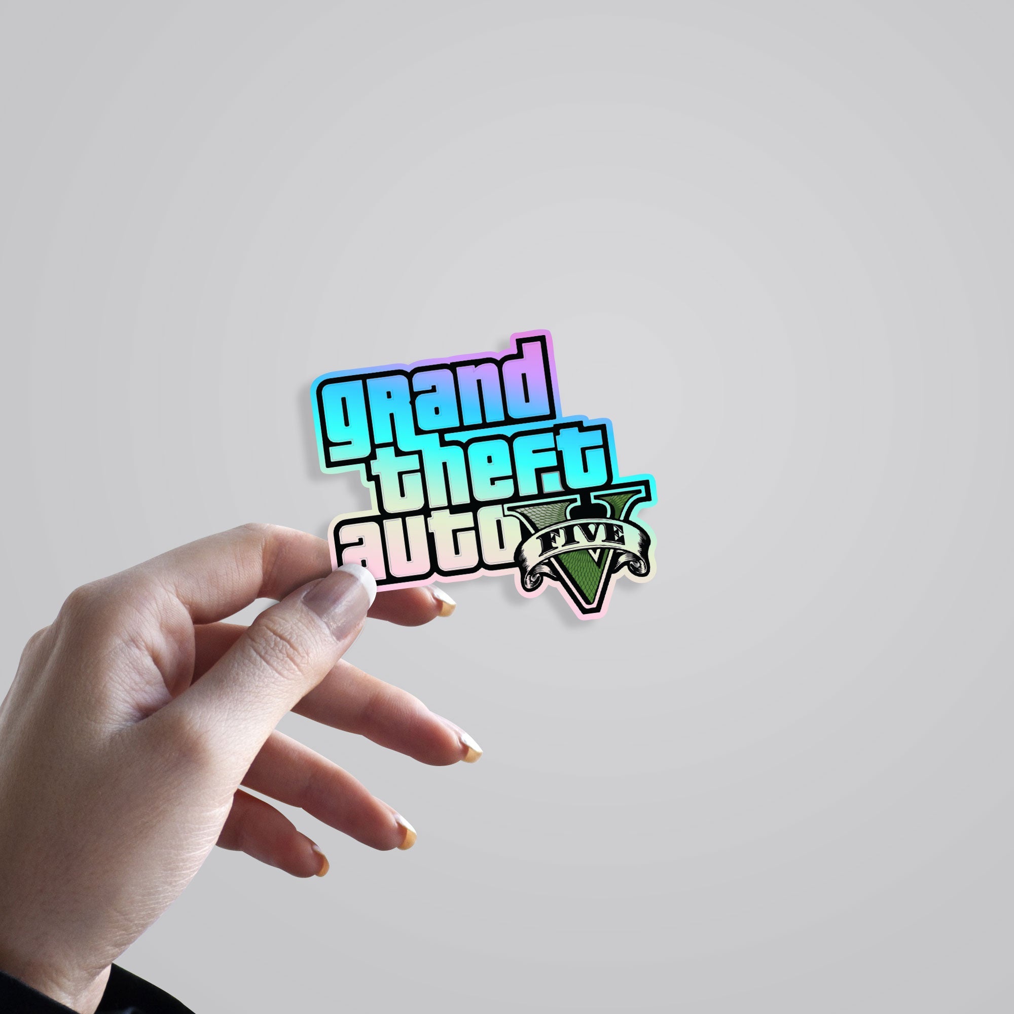 Grand Theft Auto 5 Holographic Stickers