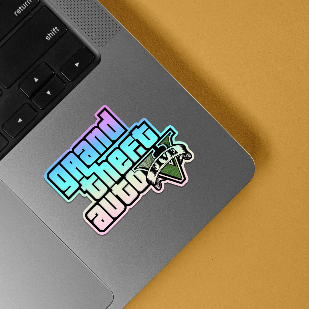 Grand Theft Auto 5 Holographic Stickers