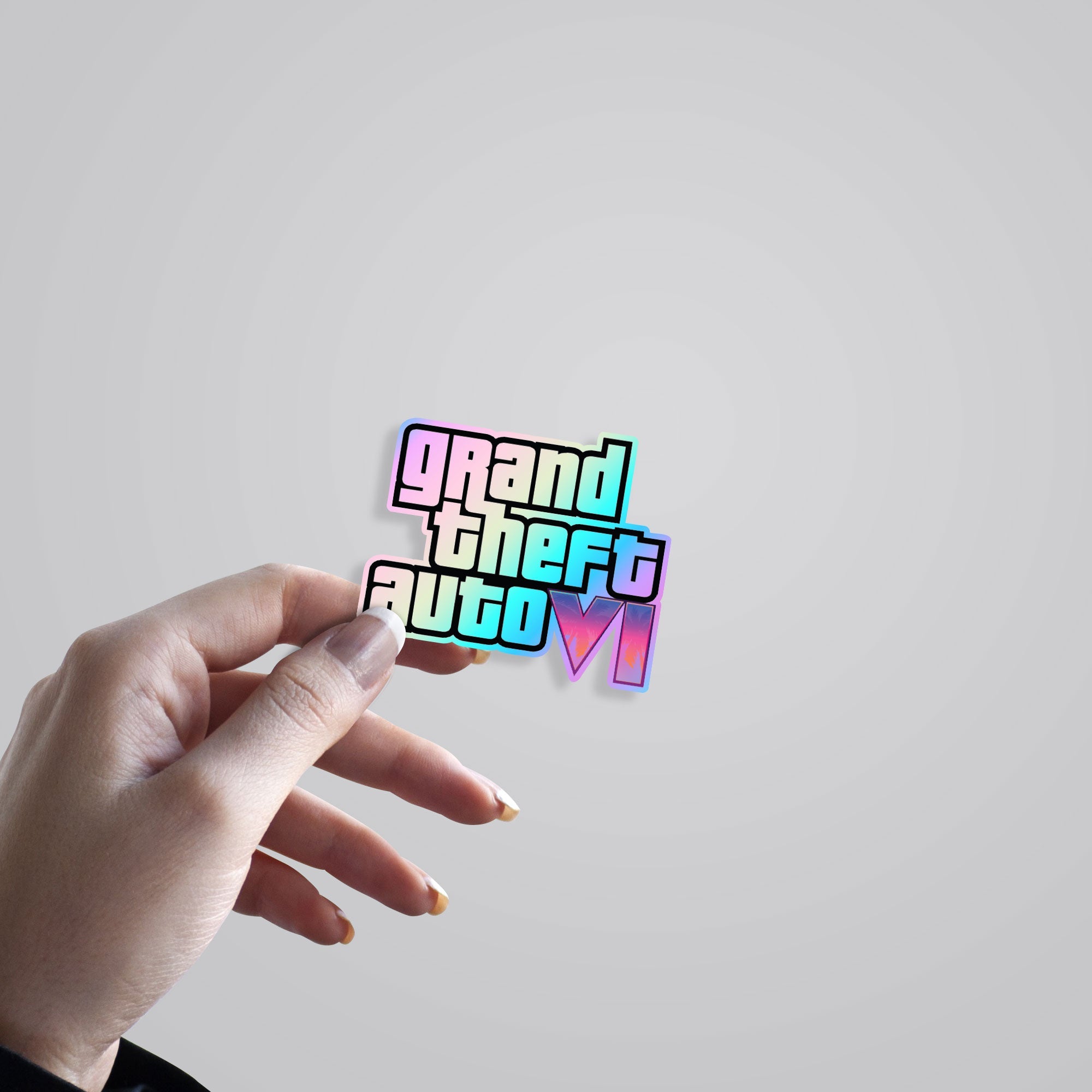 Grand Theft Auto VI Holographic Stickers