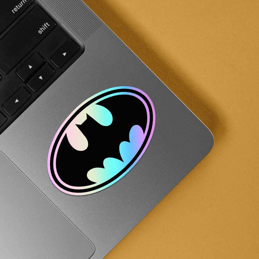 Batman Logo Holographic Stickers