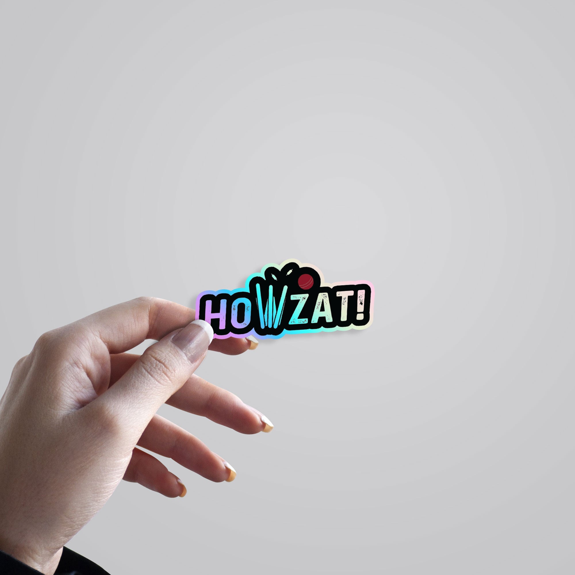 Howzat Holographic Stickers
