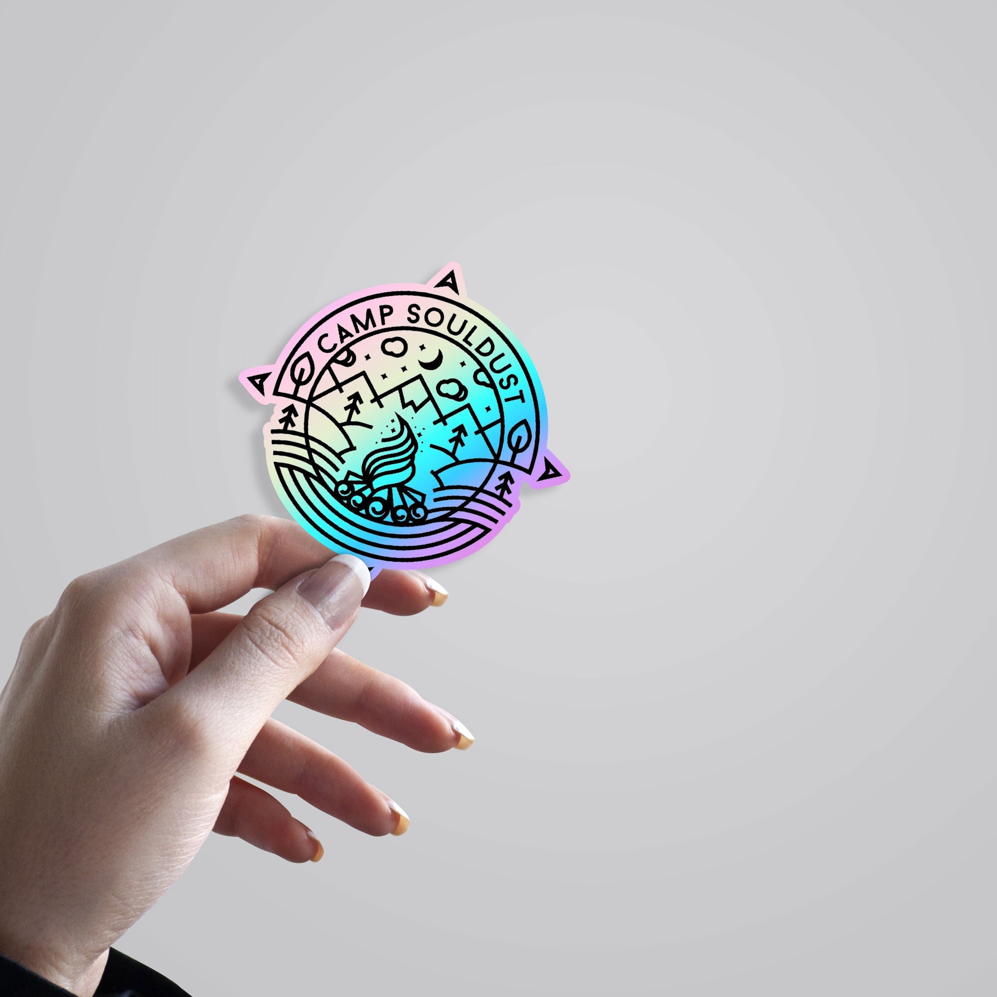 Camp Souldust Holographic Stickers