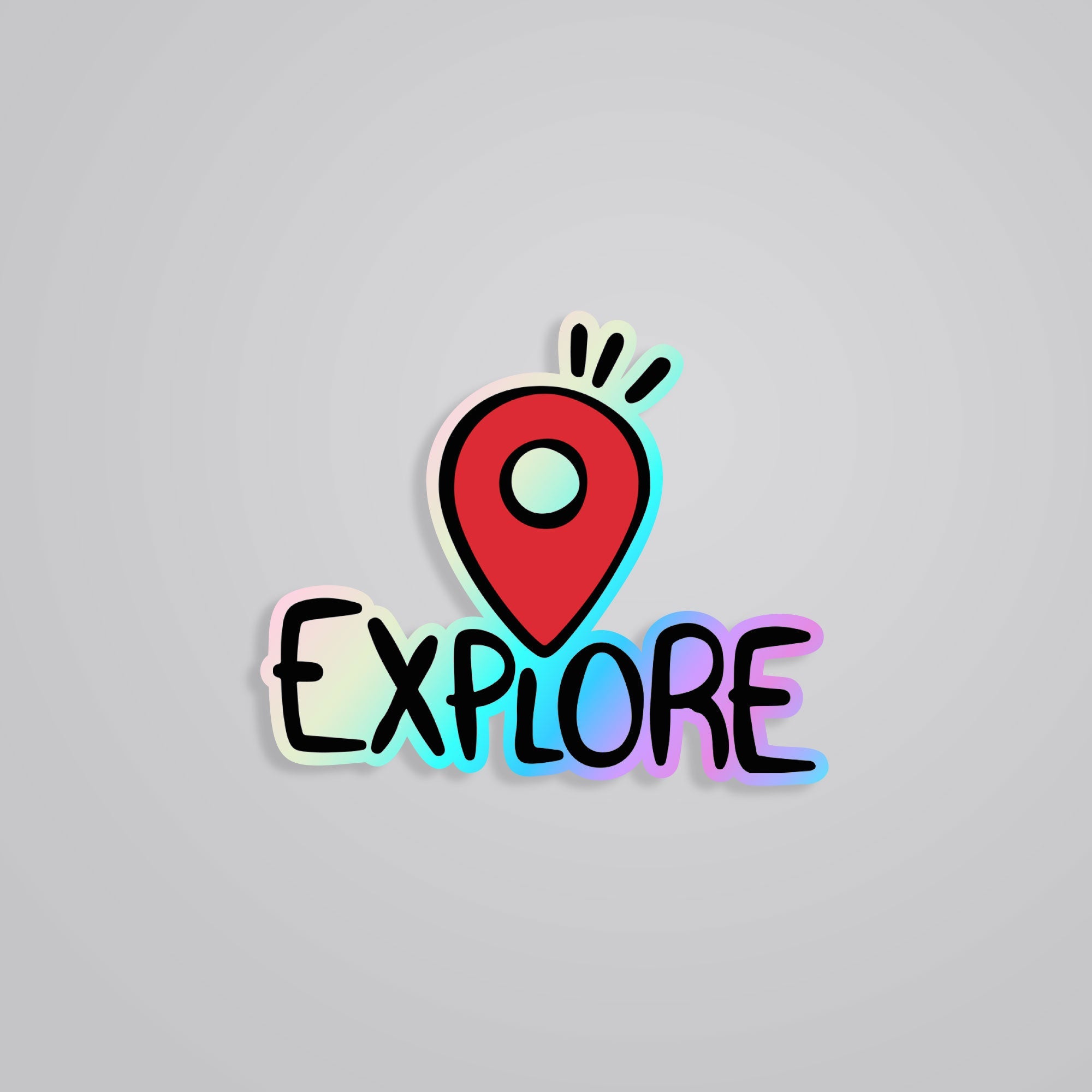 Fomo Store Holographic Stickers Travels Explore