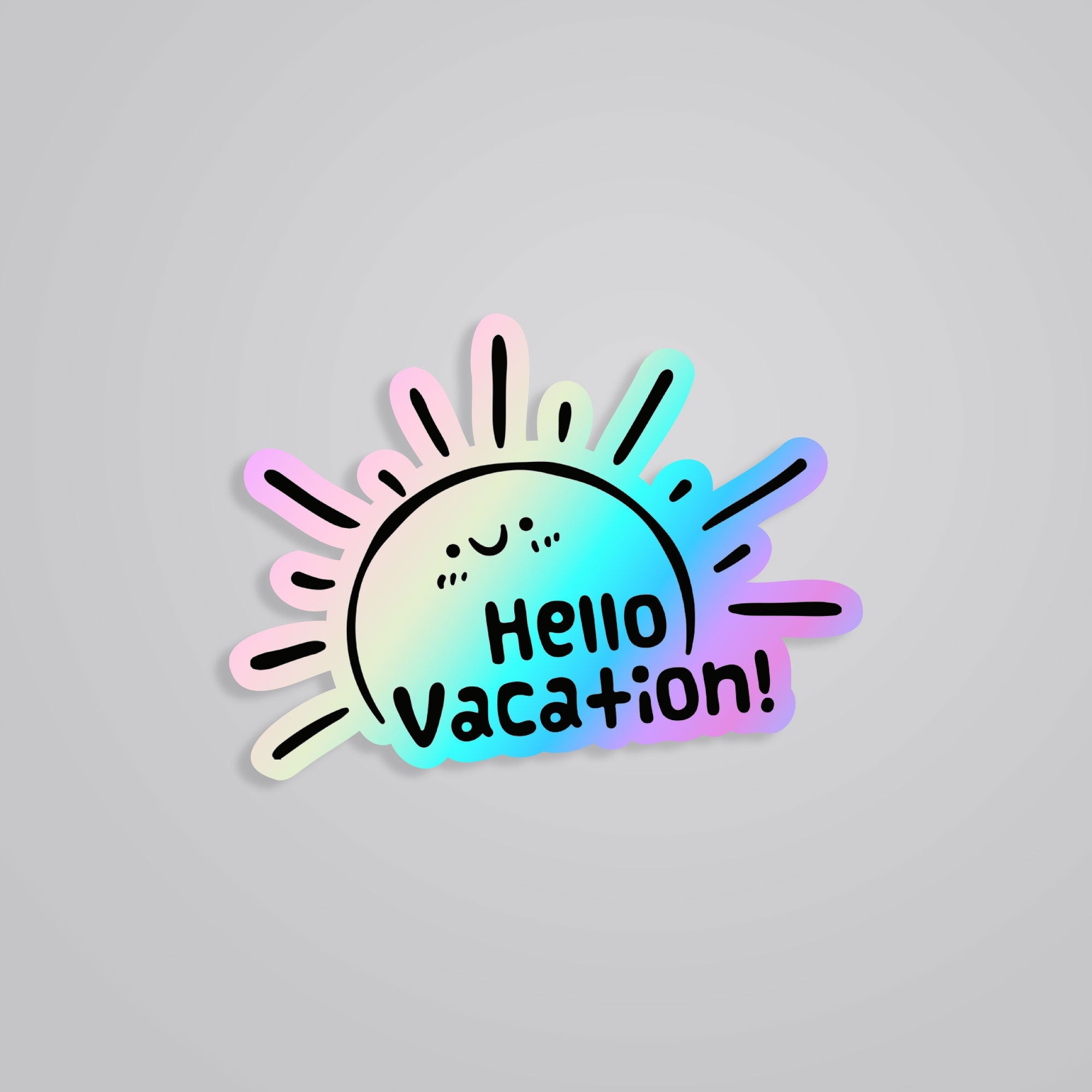 Fomo Store Holographic Stickers Travels Hello Vacation