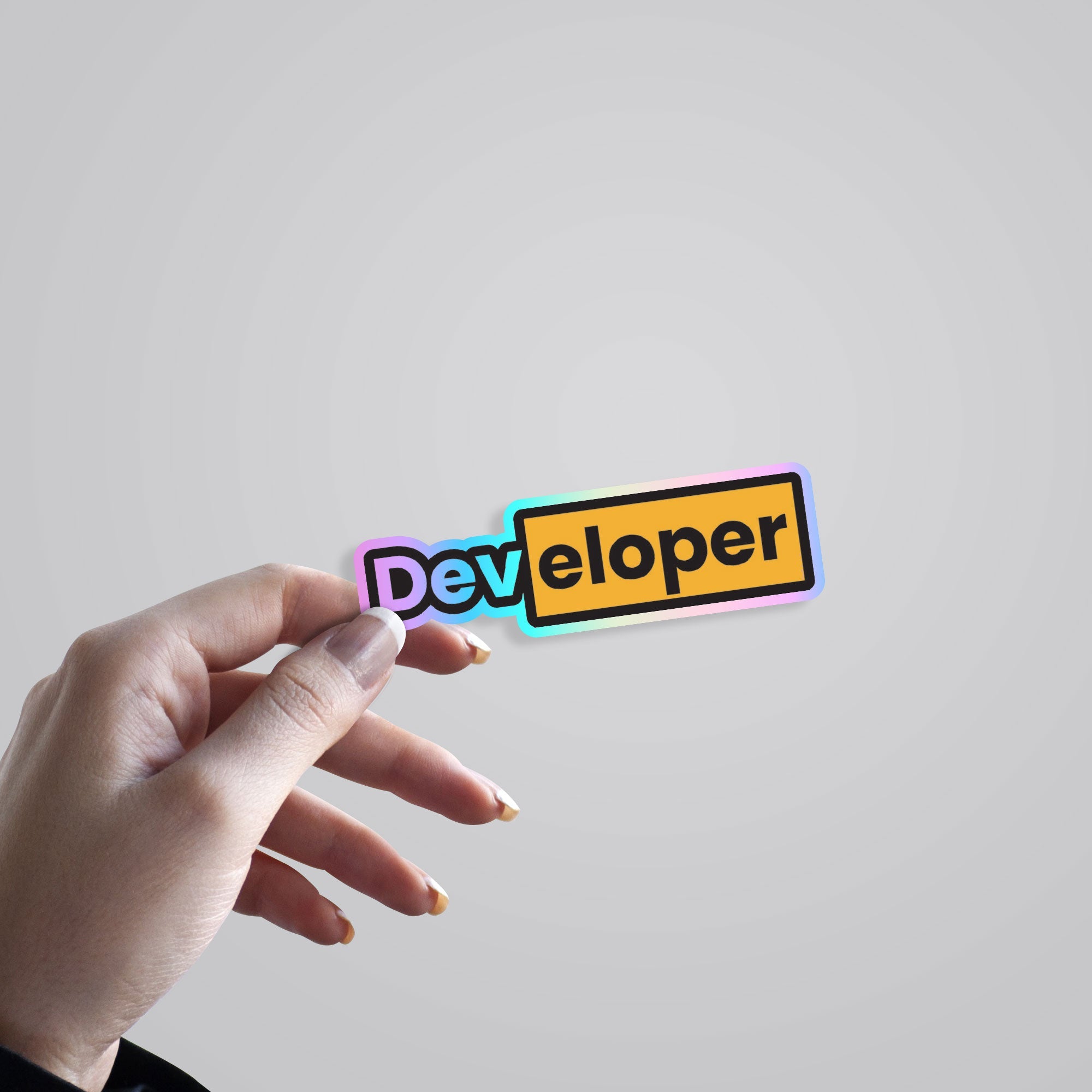Developer Holographic Stickers