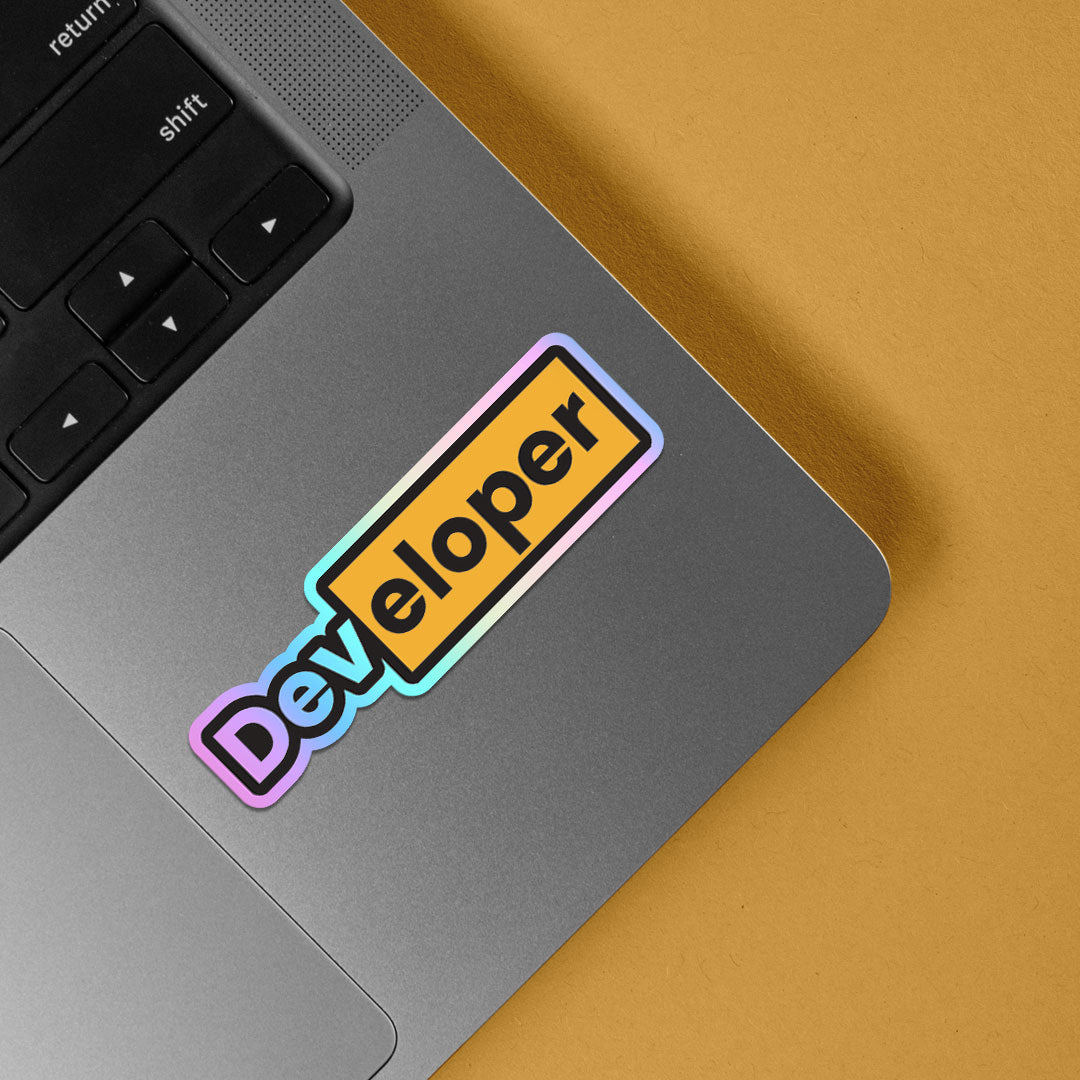 Developer Holographic Stickers