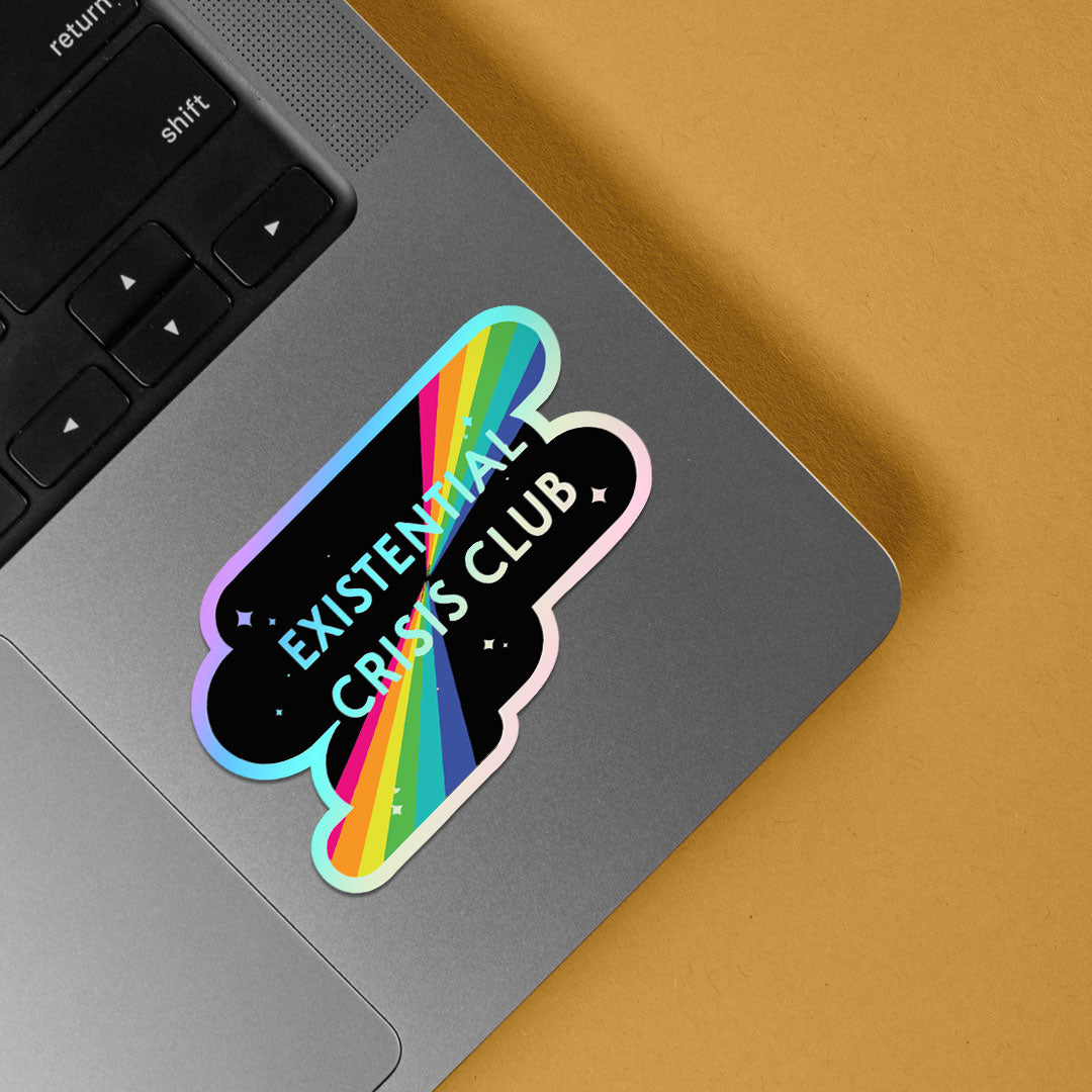 Existential Crisis Club Holographic Stickers