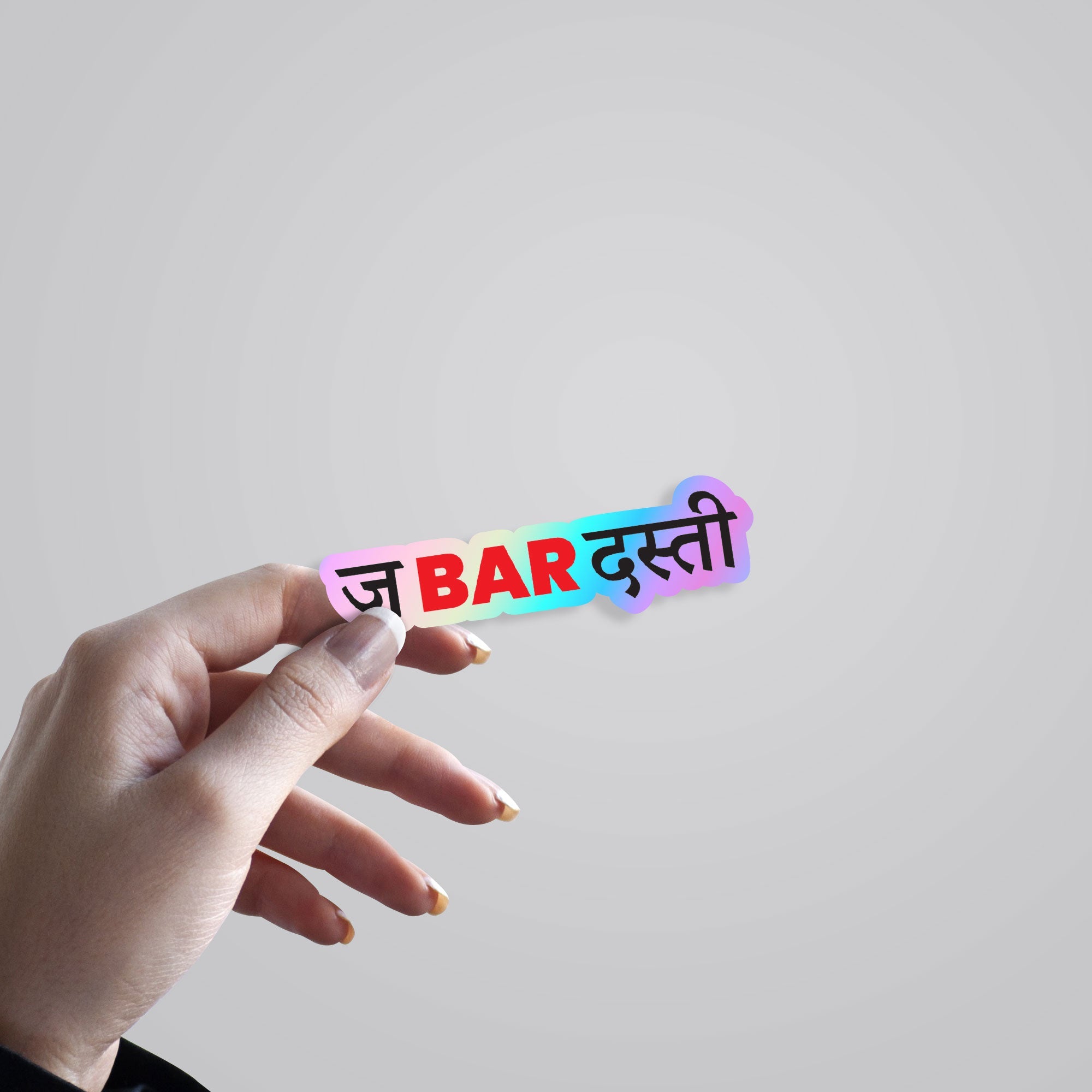 Jabardasti Holographic Stickers
